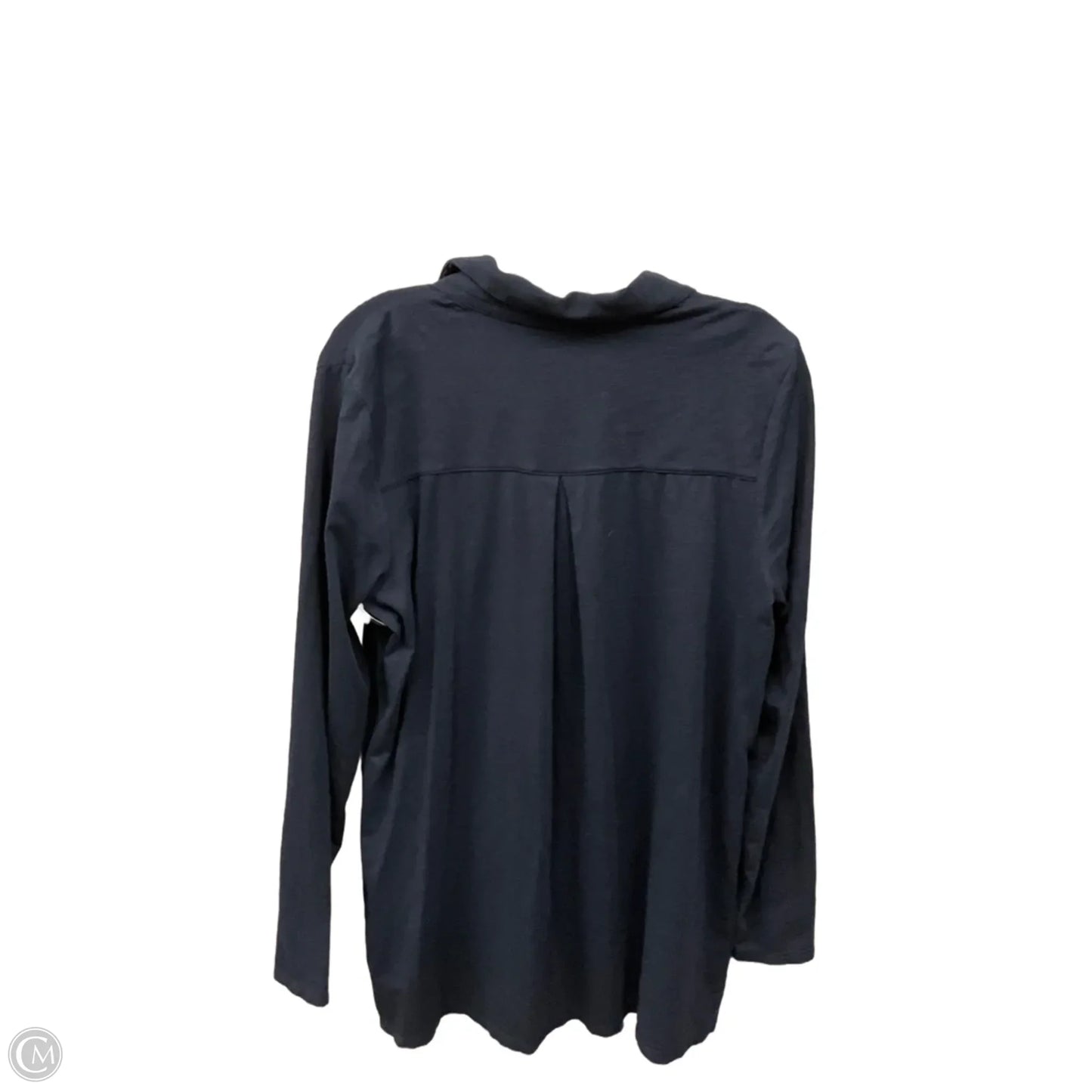 Blouse Long Sleeve By J. Jill In Navy, Size: M
