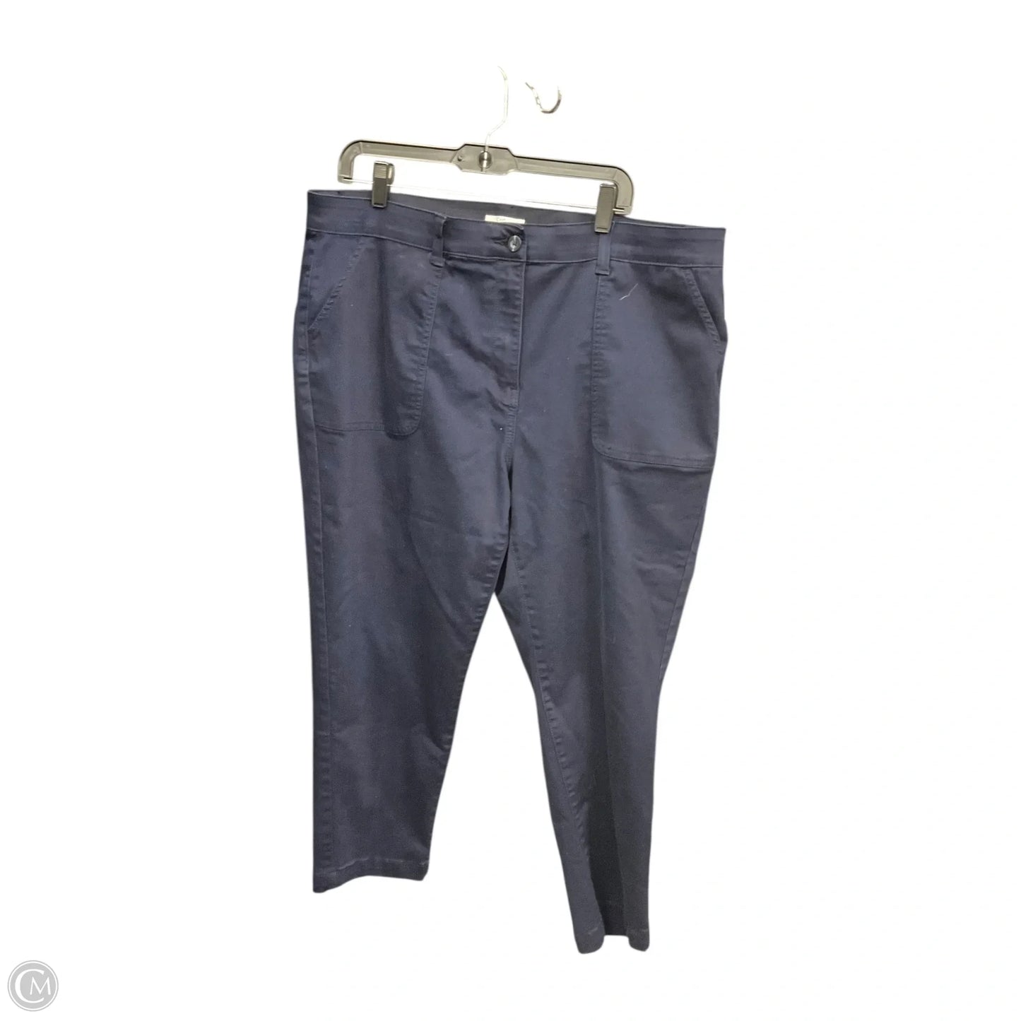 Pants Dress By Croft And Barrow In Blue, Size: 16