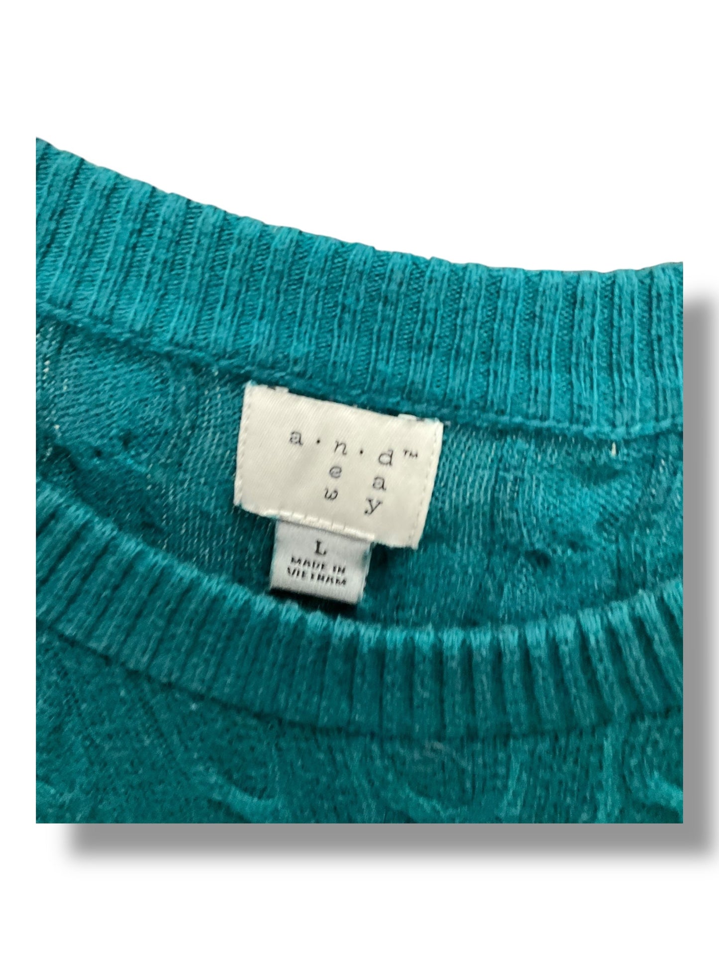 Sweater By A New Day In Teal, Size: L