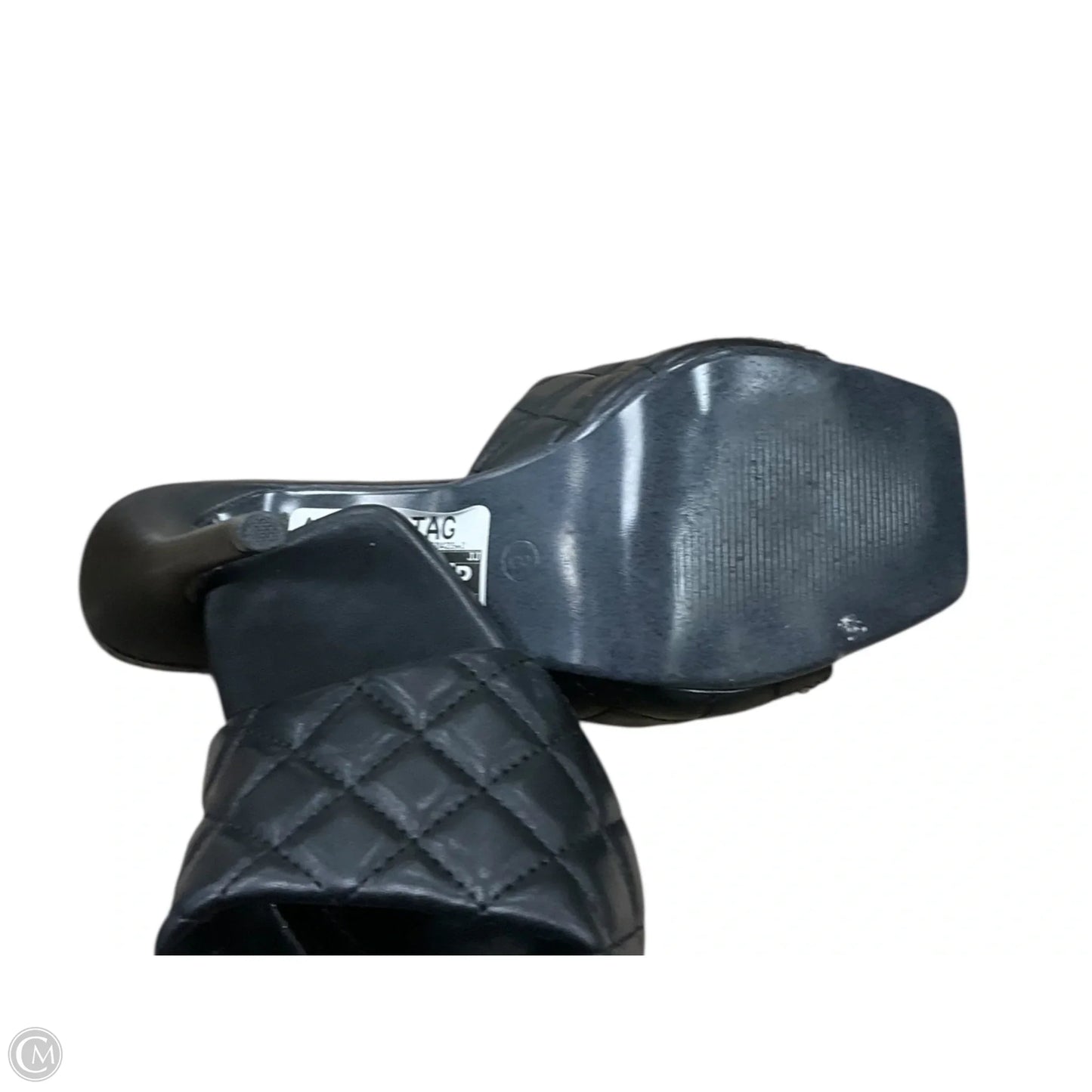 Sandals Heels Stiletto By Fashion Nova In Black, Size: 8