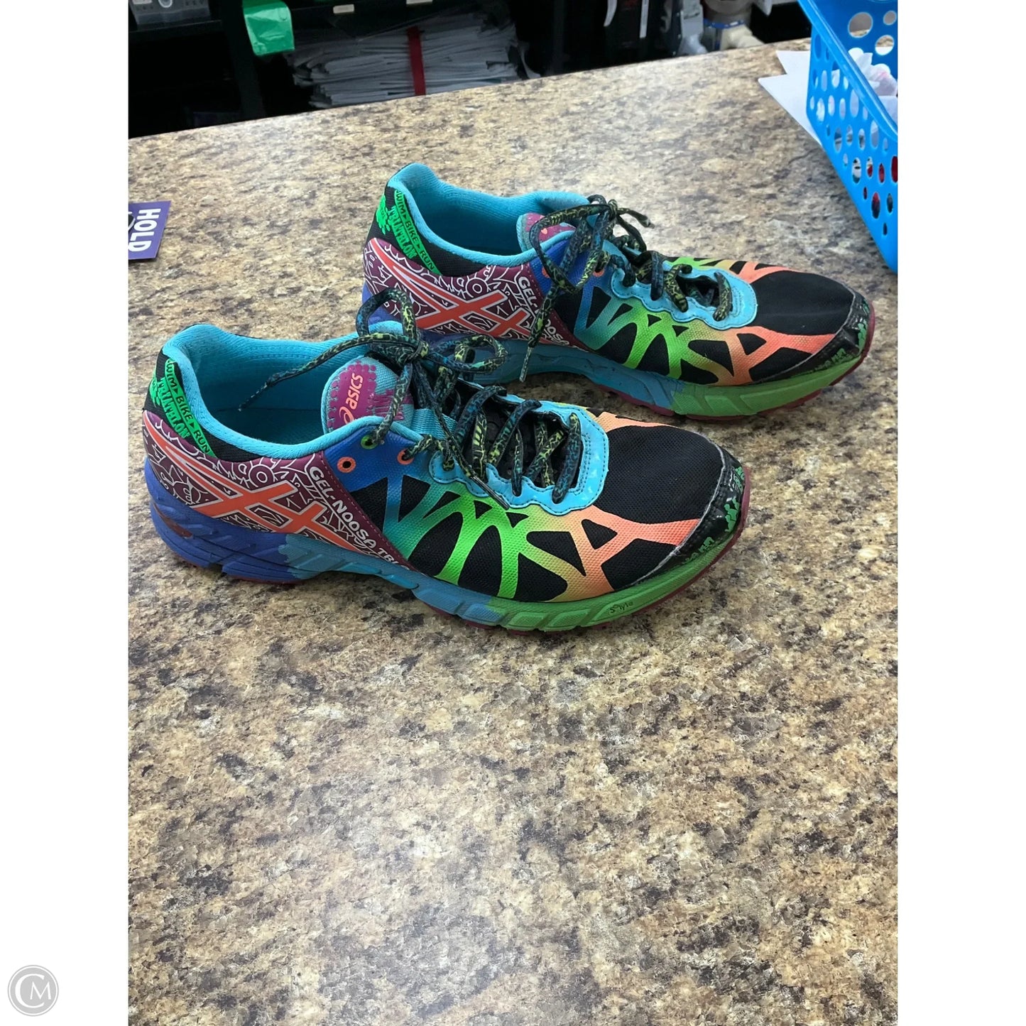 Shoes Sneakers By Asics In Multi-colored, Size: 10