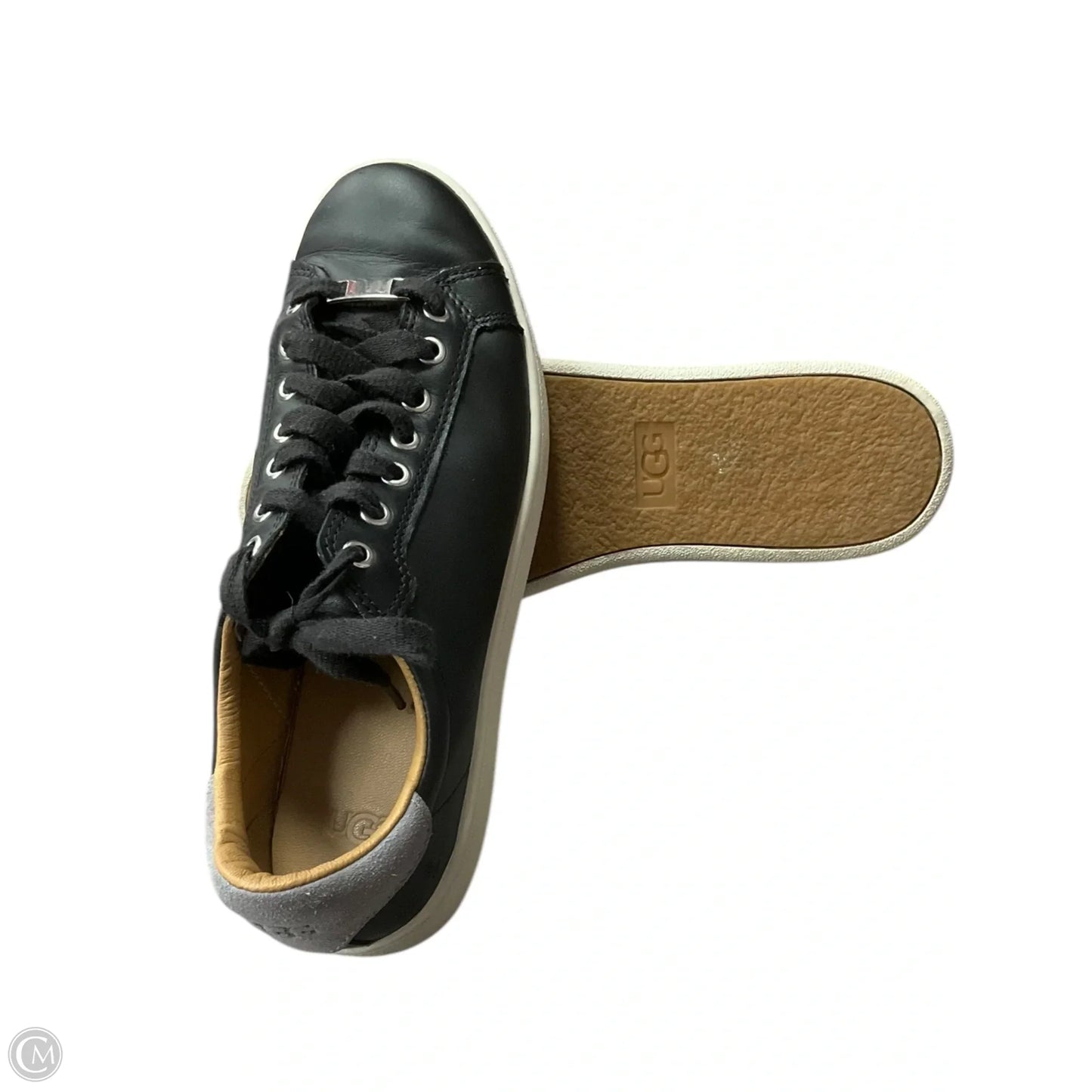 Shoes Designer By Ugg In Black & Grey, Size: 10