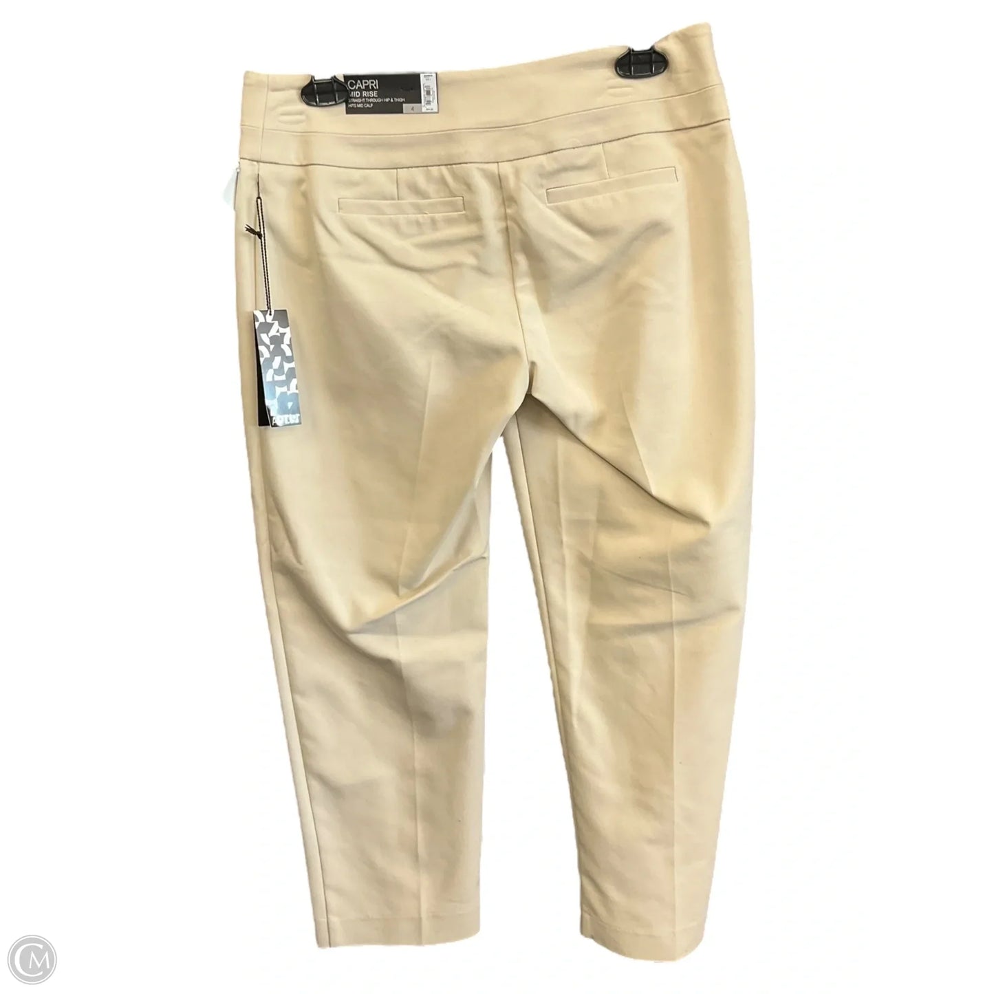 Capris By Apt 9 In Beige, Size: 4
