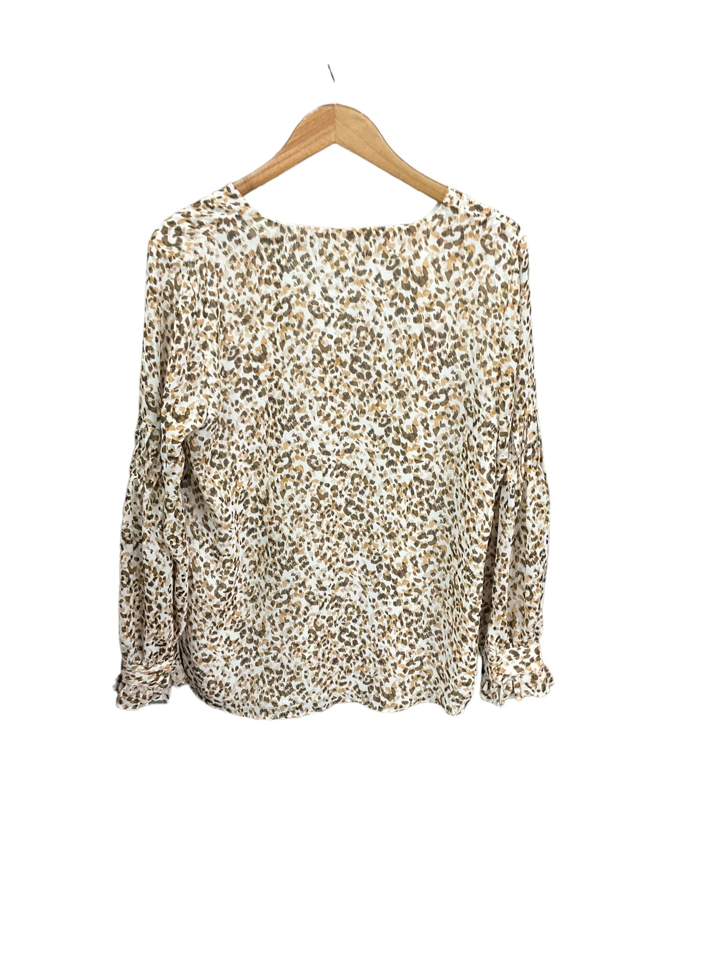 Blouse Long Sleeve By Calvin Klein Size: L