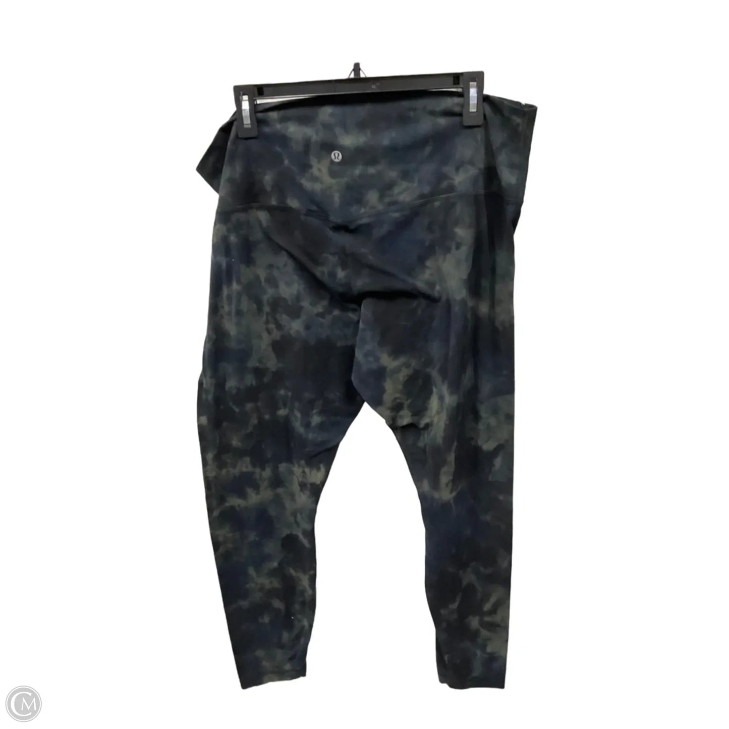 Athletic Leggings By Lululemon In Green, Size: 2x