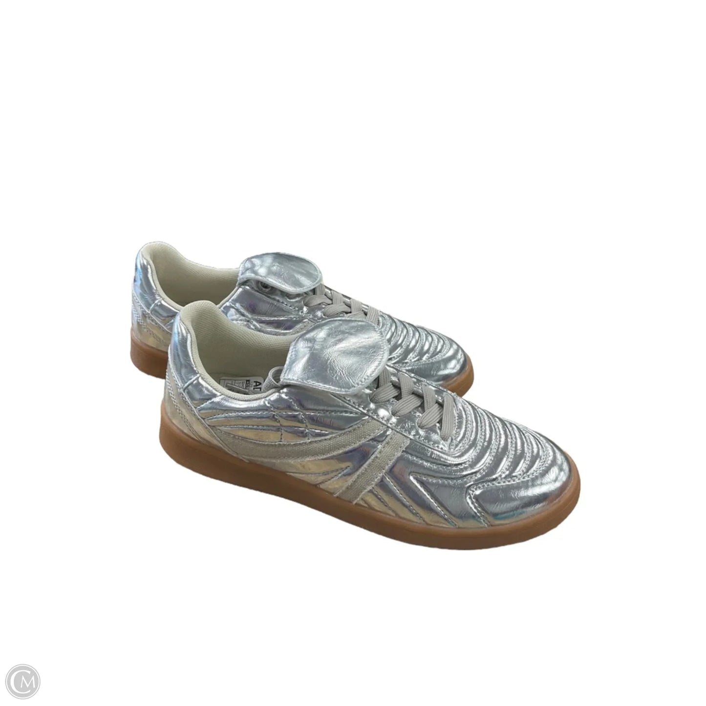 Shoes Sneakers By Steve Madden In Silver, Size: 7.5