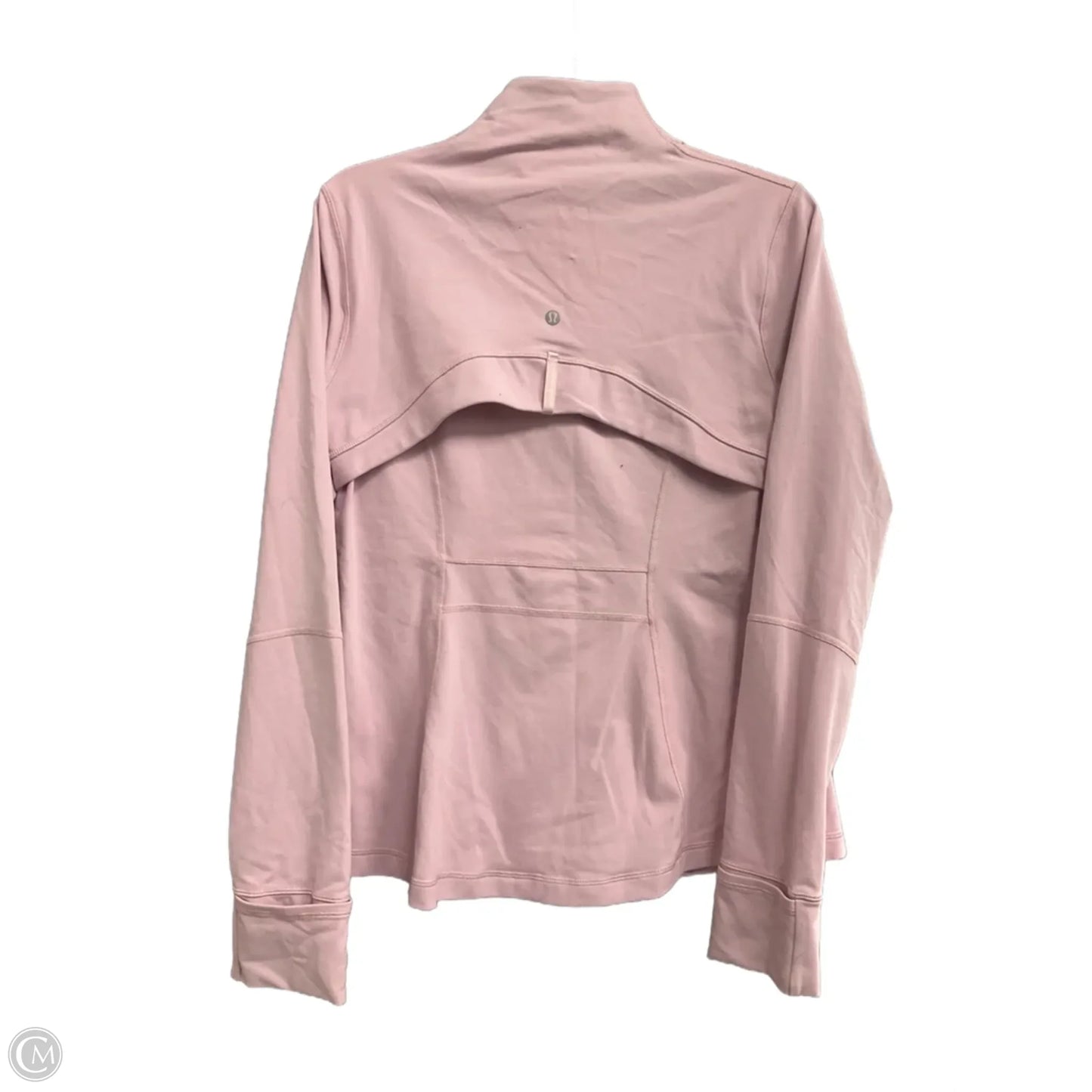 Athletic Jacket By Lululemon In Pink, Size: L
