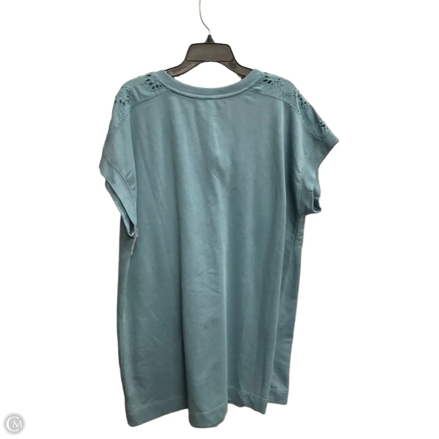 Tunic Short Sleeve By Jane And Delancey In Blue, Size: 1x