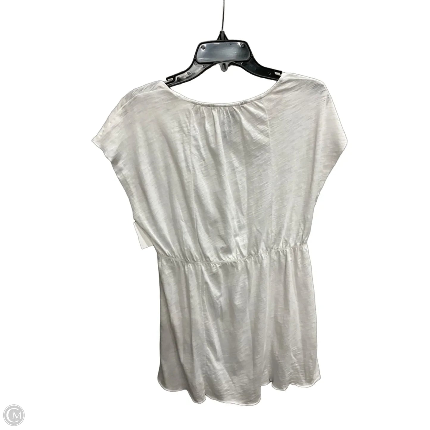 Top Short Sleeve Basic By Calvin Klein In White, Size: M