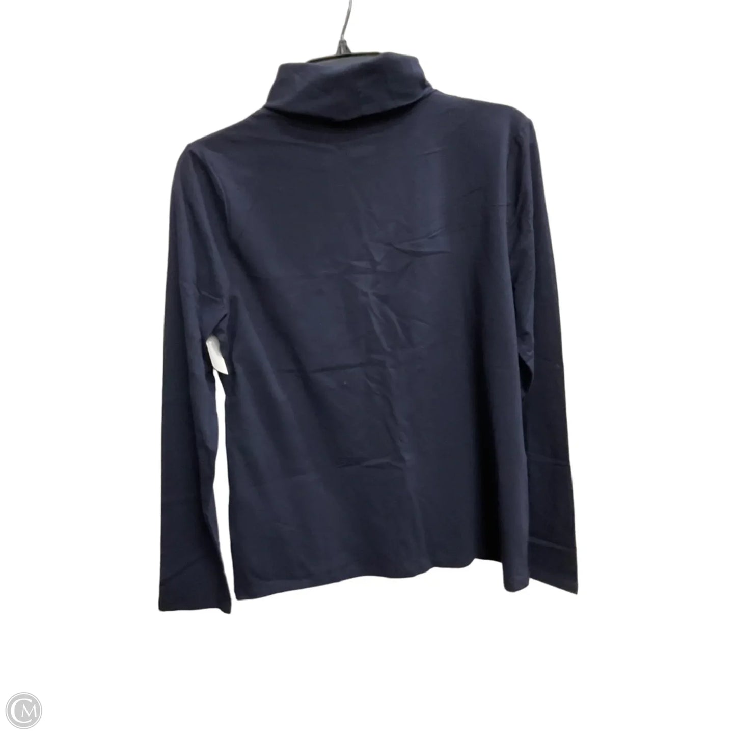 Top Long Sleeve Basic By Talbots In Navy, Size: L