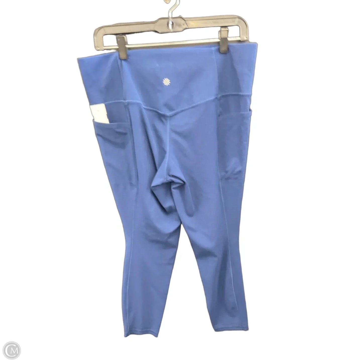 Athletic Leggings By Athleta In Blue, Size: Xl