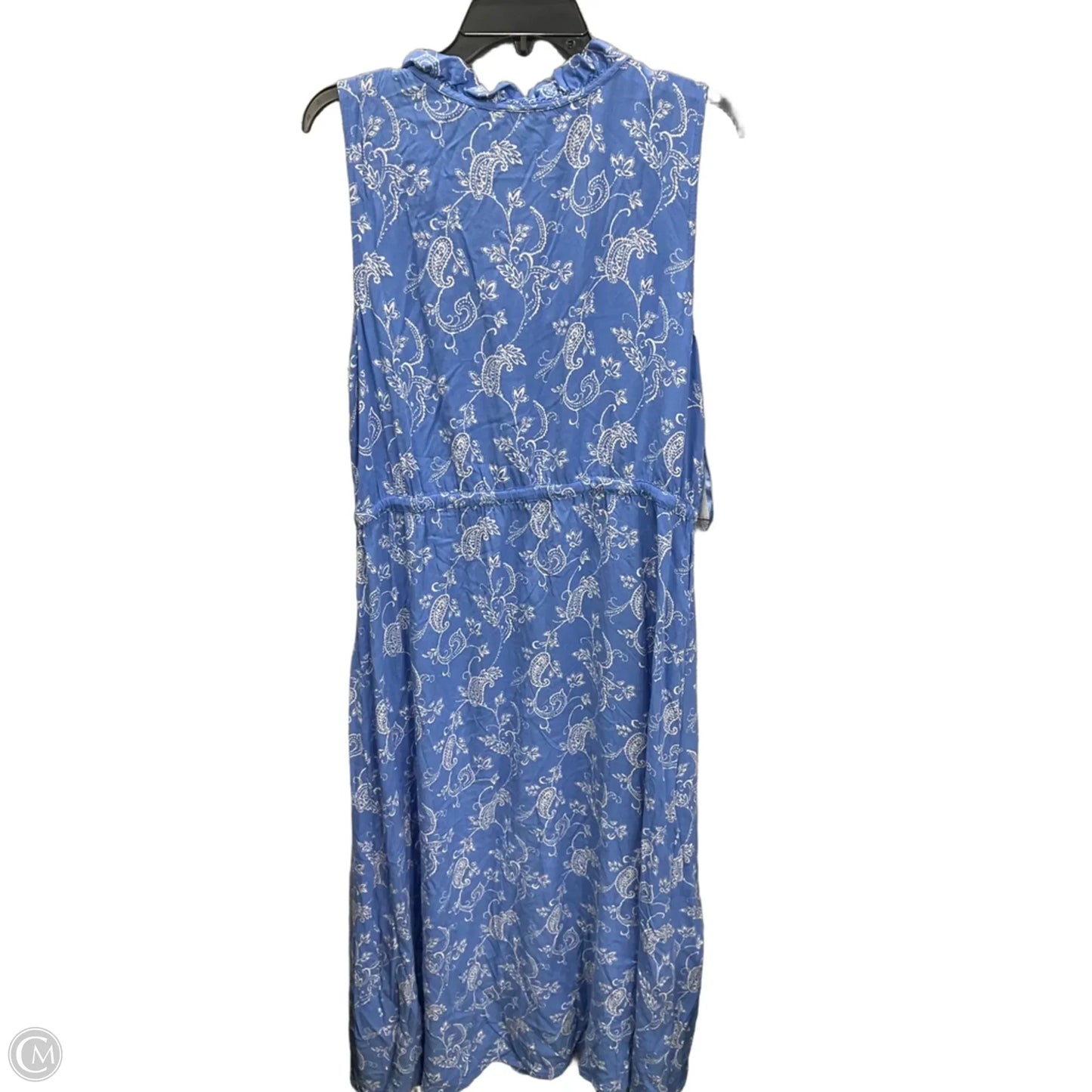 Dress Casual Maxi By Talbots In Blue, Size: Xl