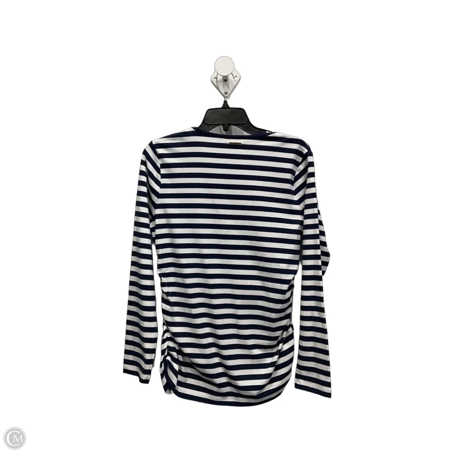 Top Long Sleeve By Michael By Michael Kors In Striped Pattern, Size: L