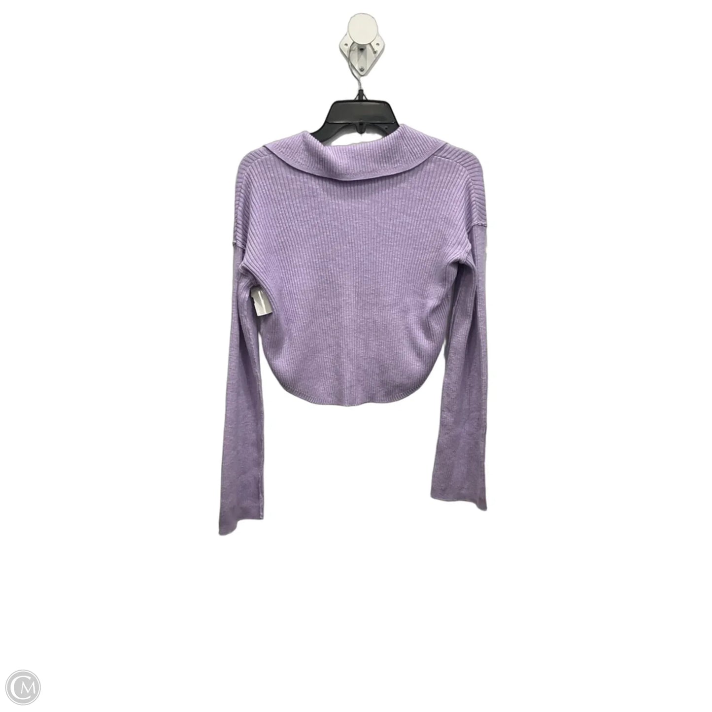Cardigan By Free People In Purple, Size: Xs