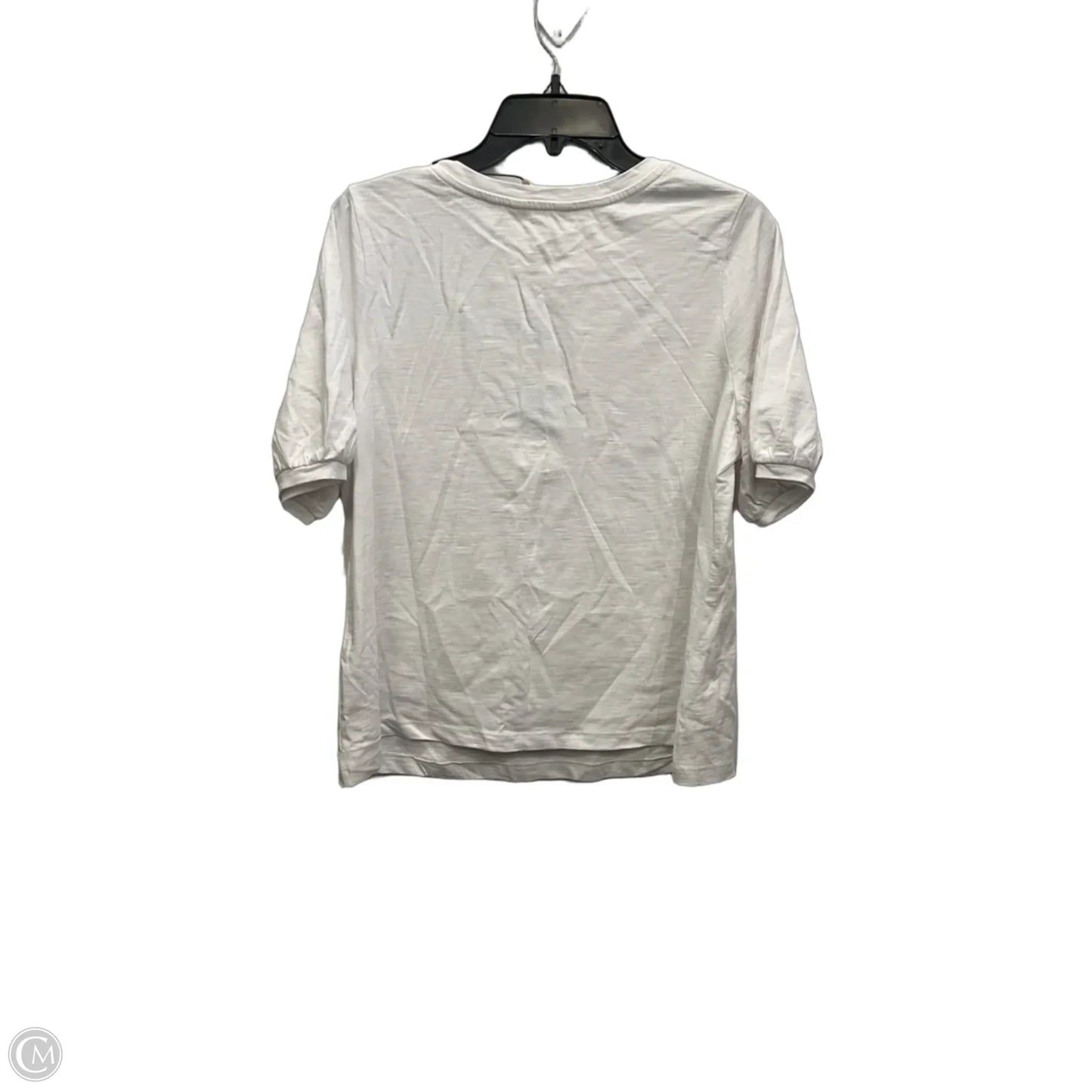 Top Short Sleeve Basic By Clothes Mentor In White, Size: M