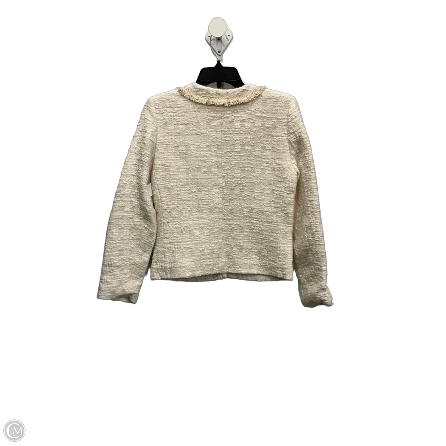 Blazer By Clothes Mentor In Cream, Size: S