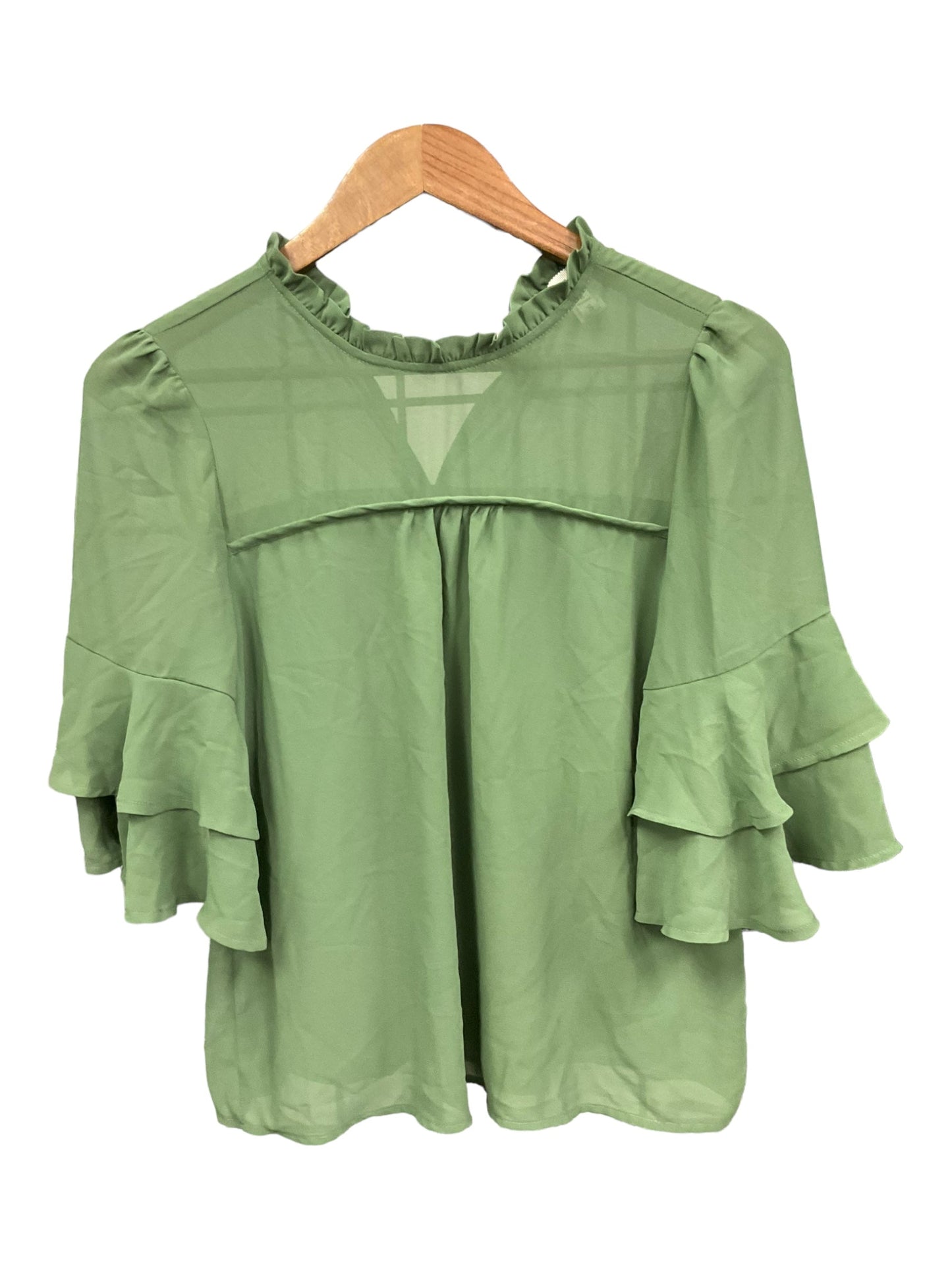 Blouse 3/4 Sleeve By Monteau Size: S