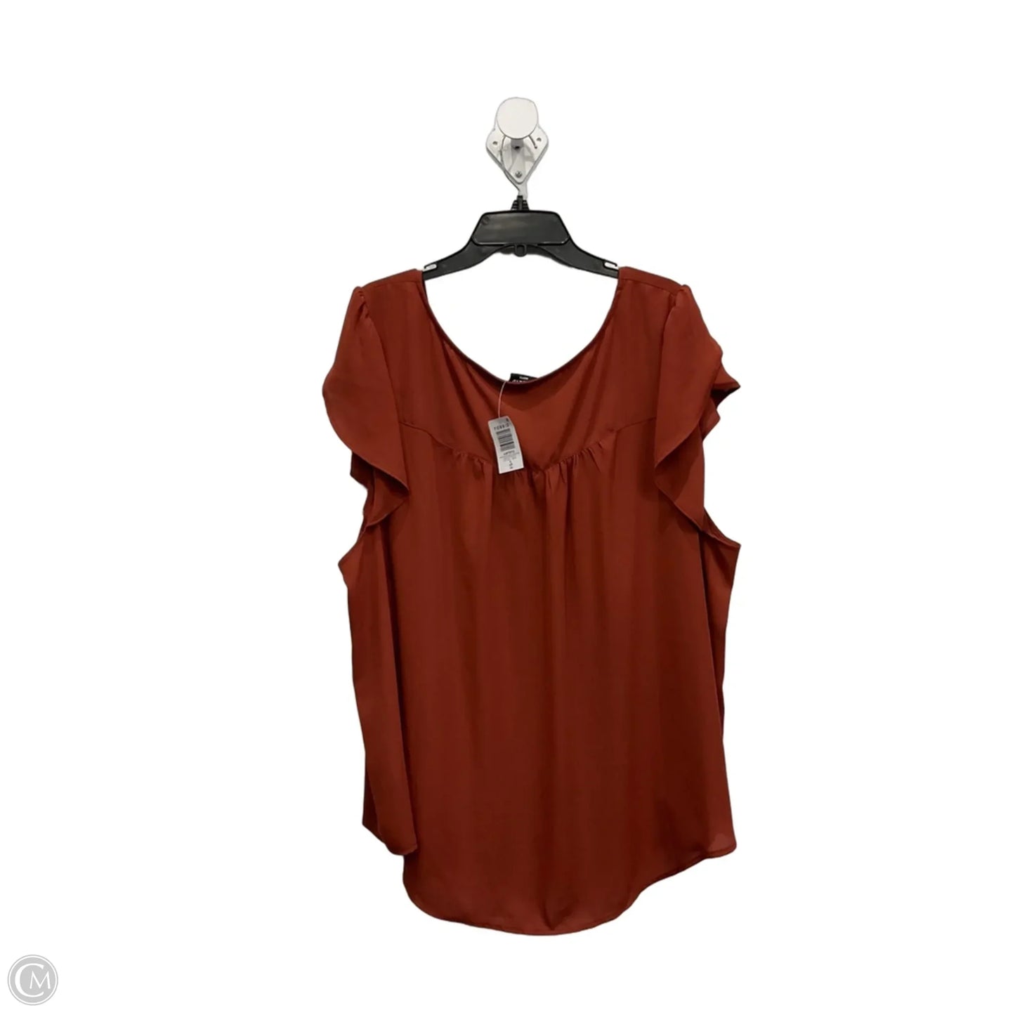 Top Short Sleeve By Torrid In Brown, Size: 4x