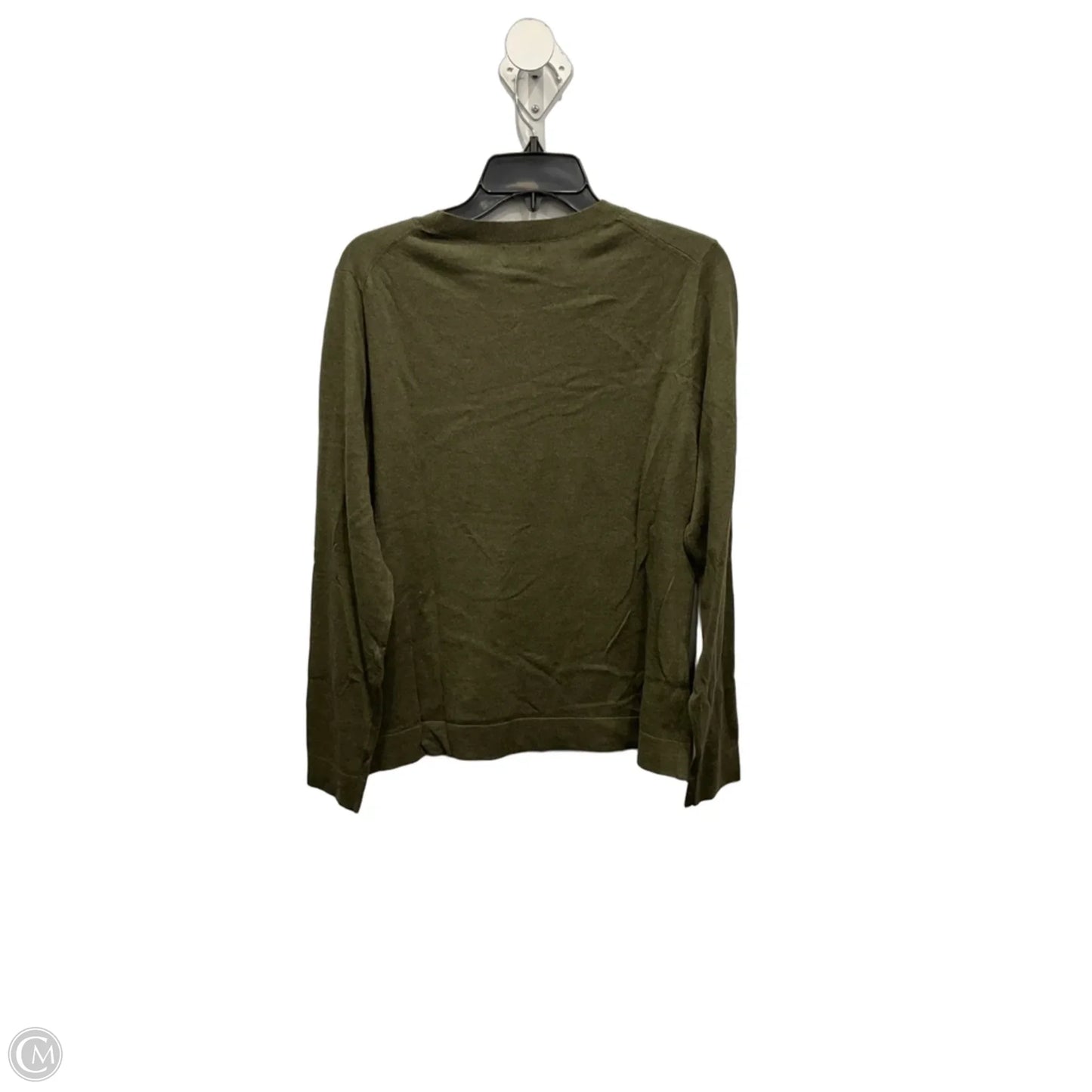 Top Long Sleeve By J. Crew In Green, Size: L