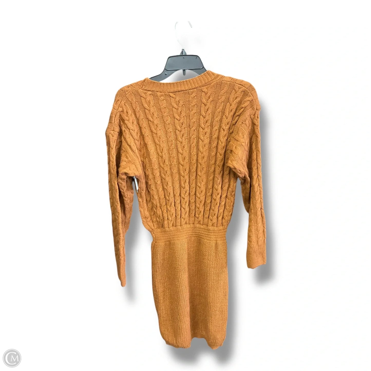 Dress Sweater By Cupshe In Brown, Size: M