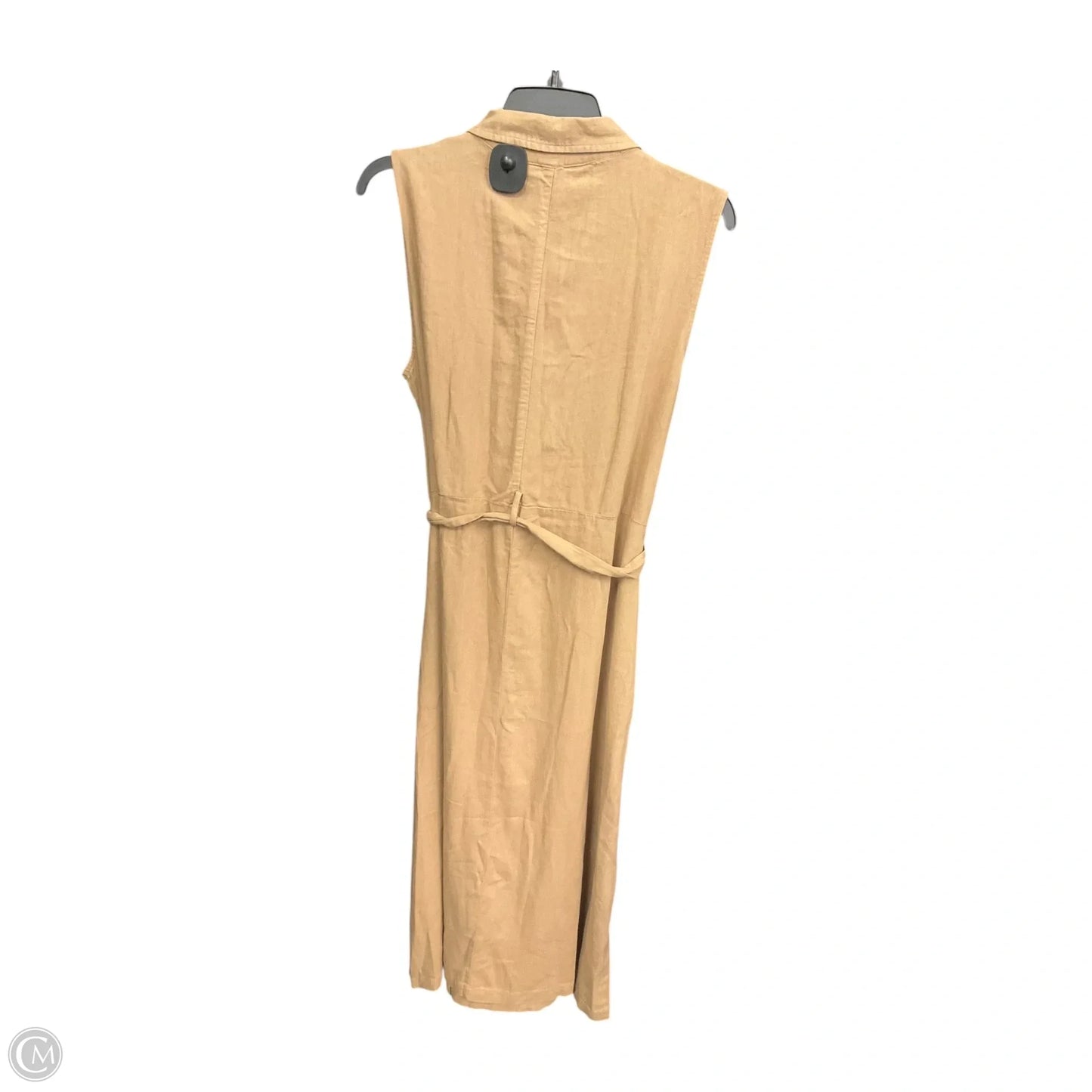 Dress Casual Maxi By Croft And Barrow In Tan, Size: L