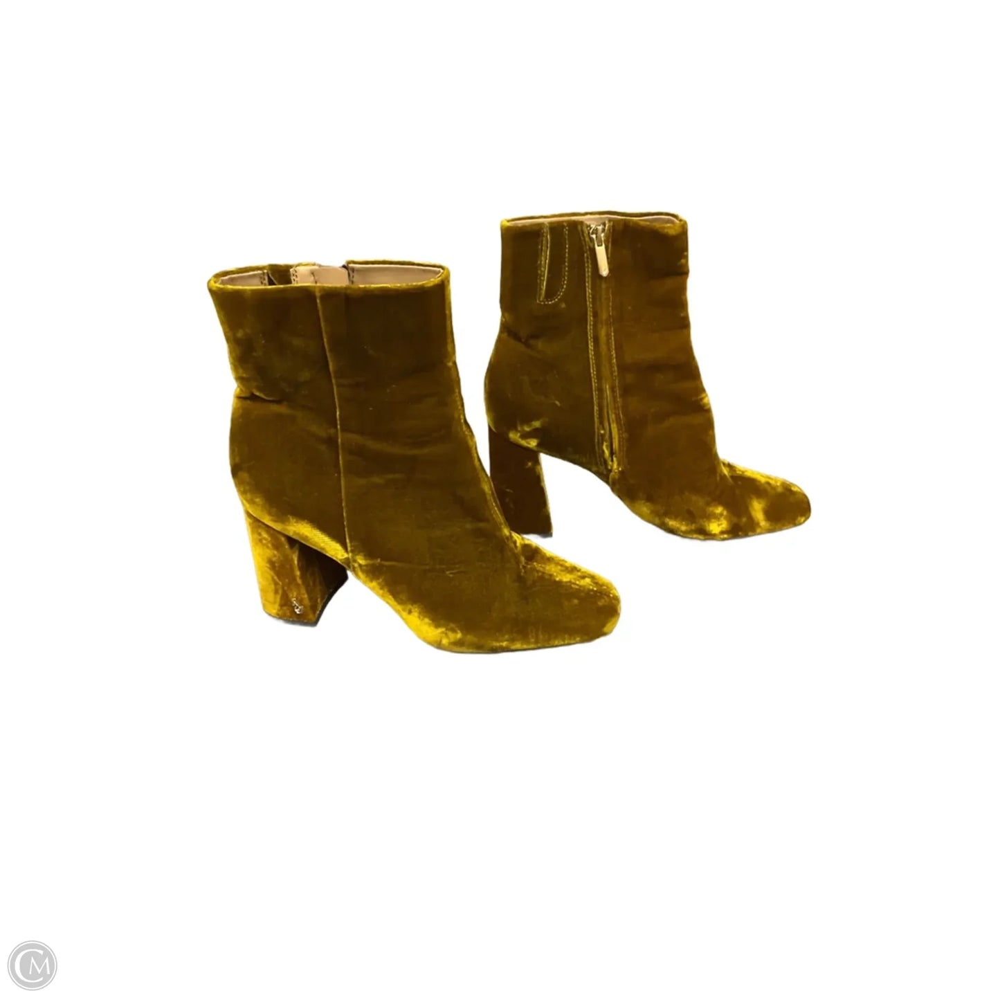 Boots Ankle Heels By Sam Edelman In Gold, Size: 9