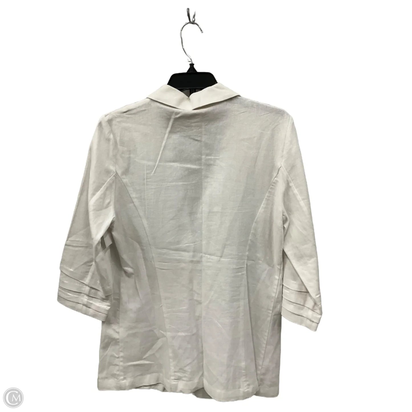 Blazer Designer By Halston In White, Size: M