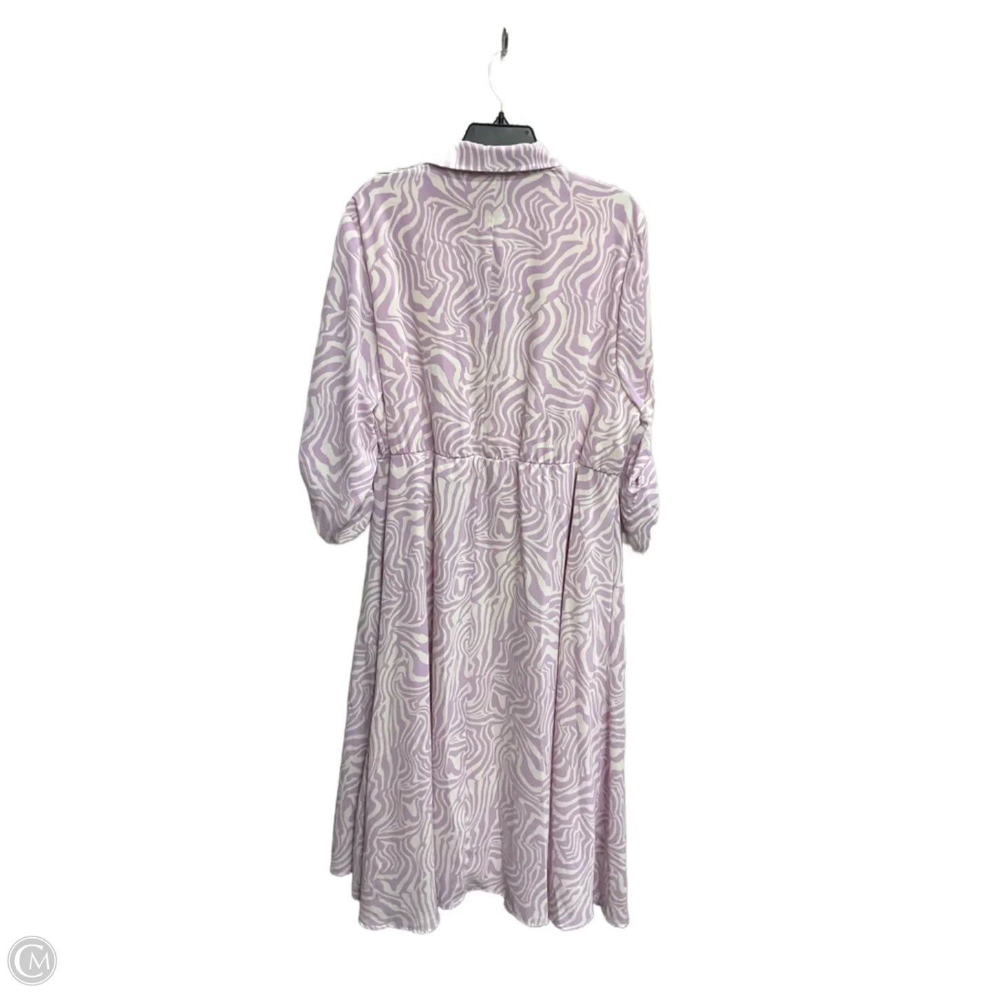 Dress Casual Maxi By Torrid In Purple & White, Size: 2x