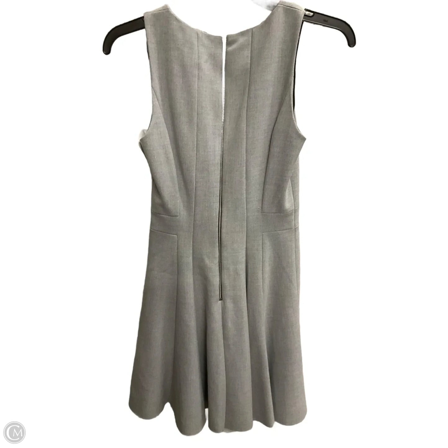 Dress Casual Midi By H&m In Grey, Size: 4