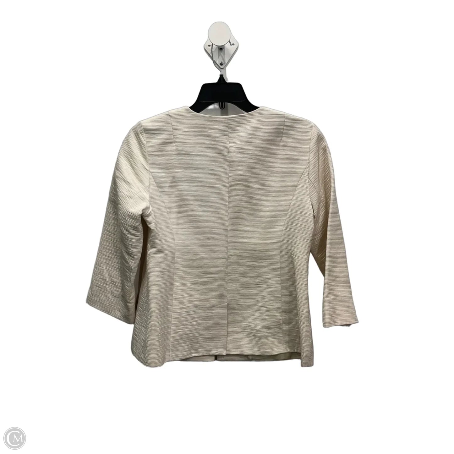 Blazer By Eileen Fisher In Cream, Size: Sp