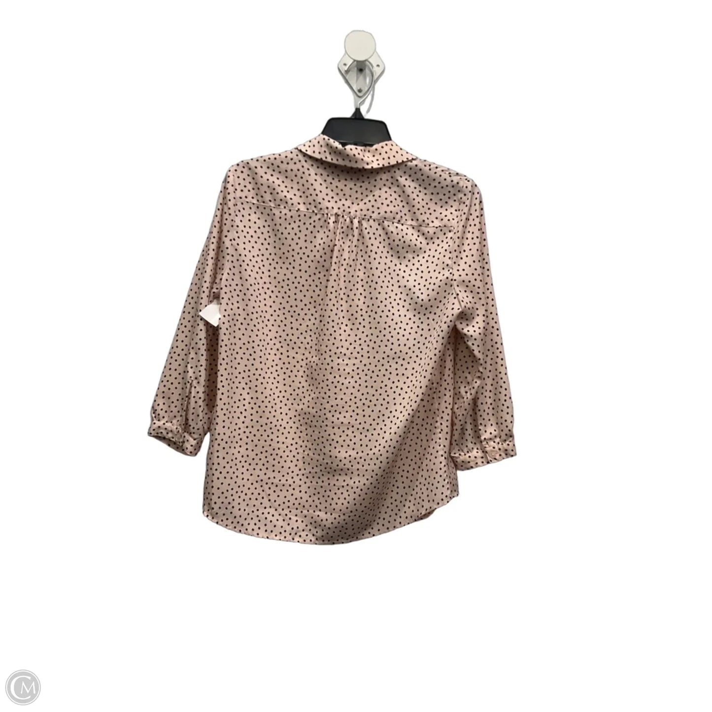 Blouse Designer By Karl Lagerfeld In Polkadot Pattern, Size: Sp