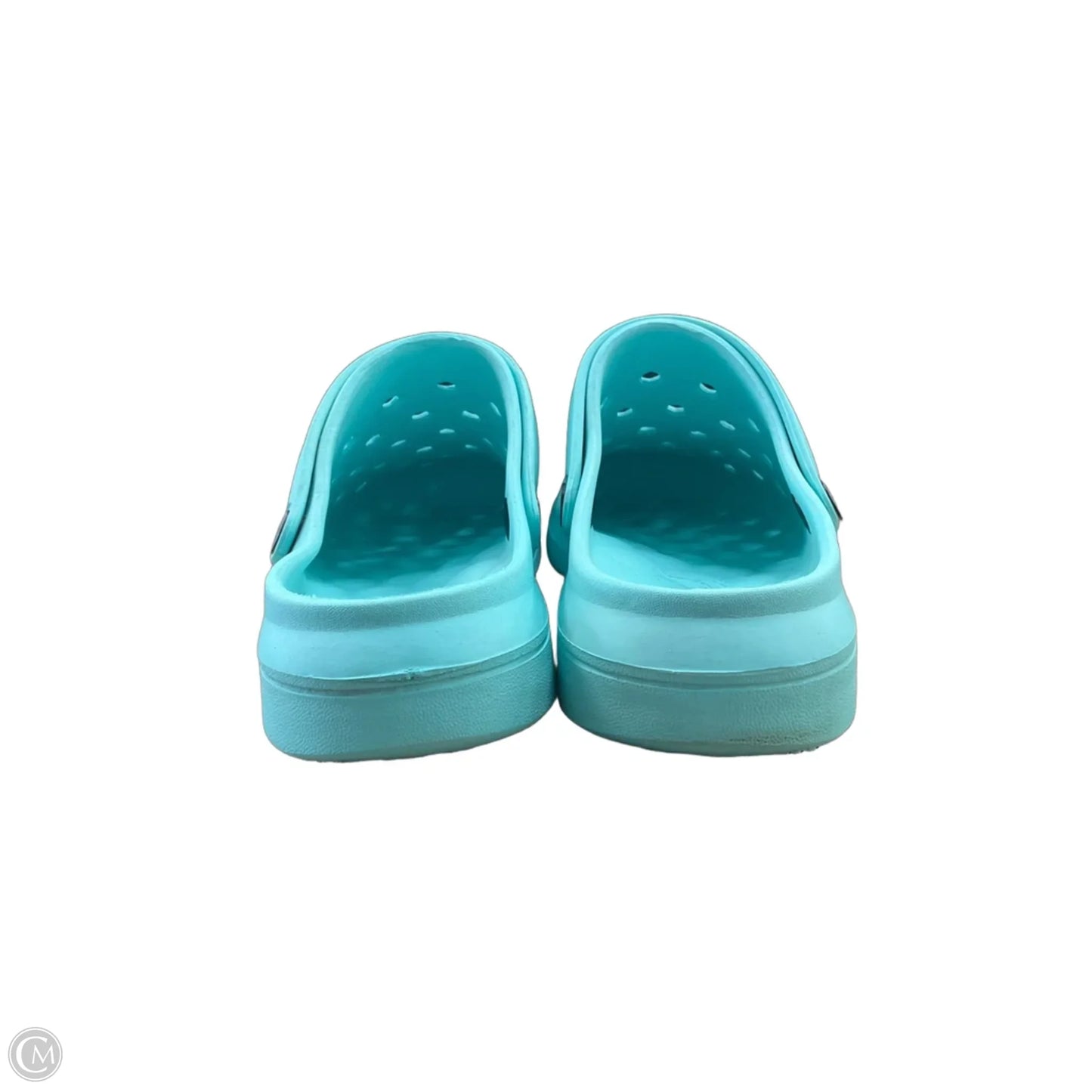 Sandals Flats By Clothes Mentor In Blue, Size: 10