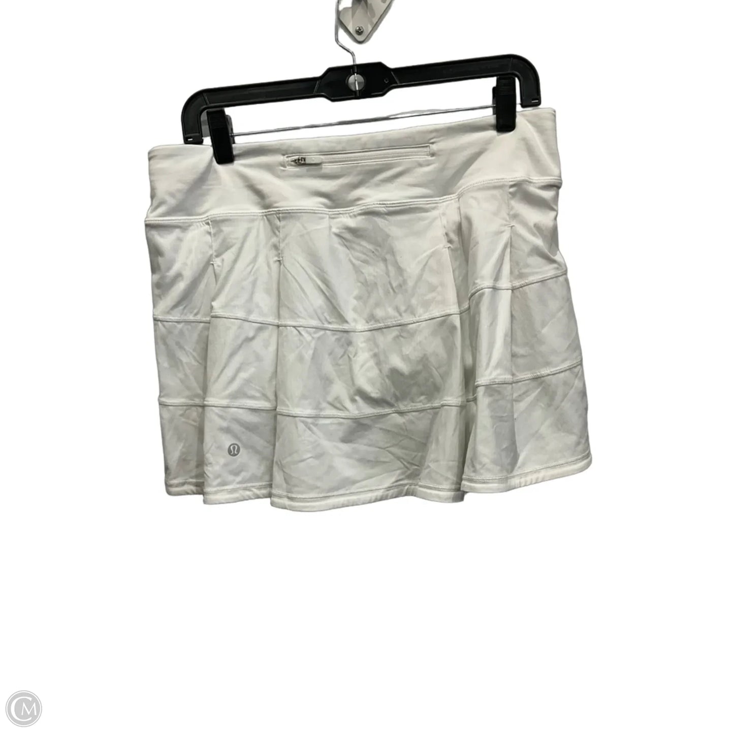 Athletic Skort By Lululemon In White, Size: M