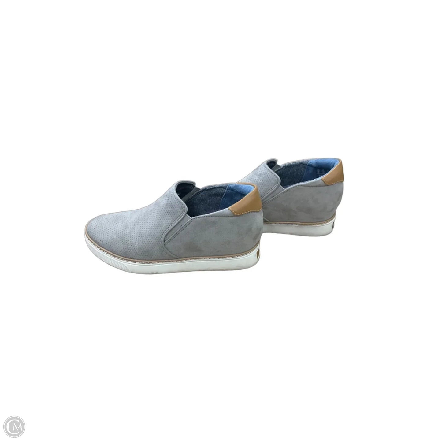Shoes Heels Wedge By Dr Scholls In Grey, Size: 6