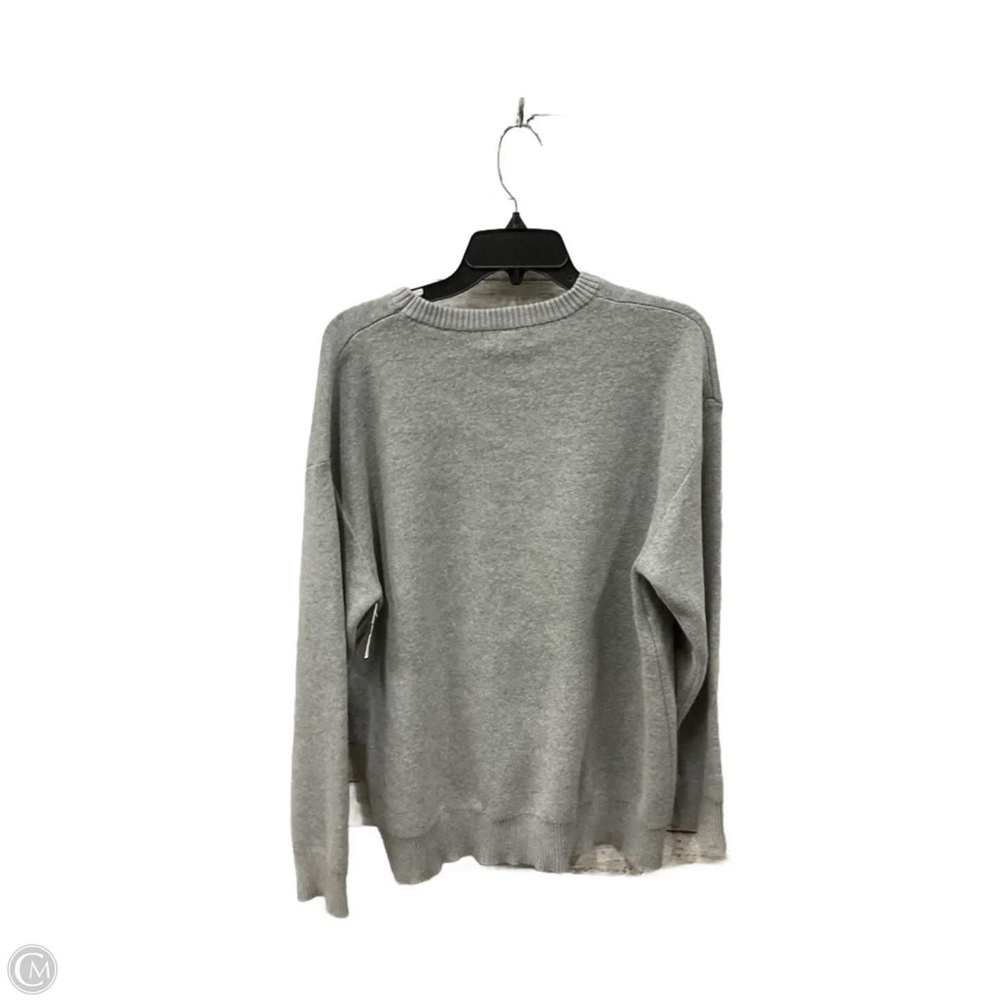 Sweatshirt Crewneck By Clothes Mentor In Grey, Size: M