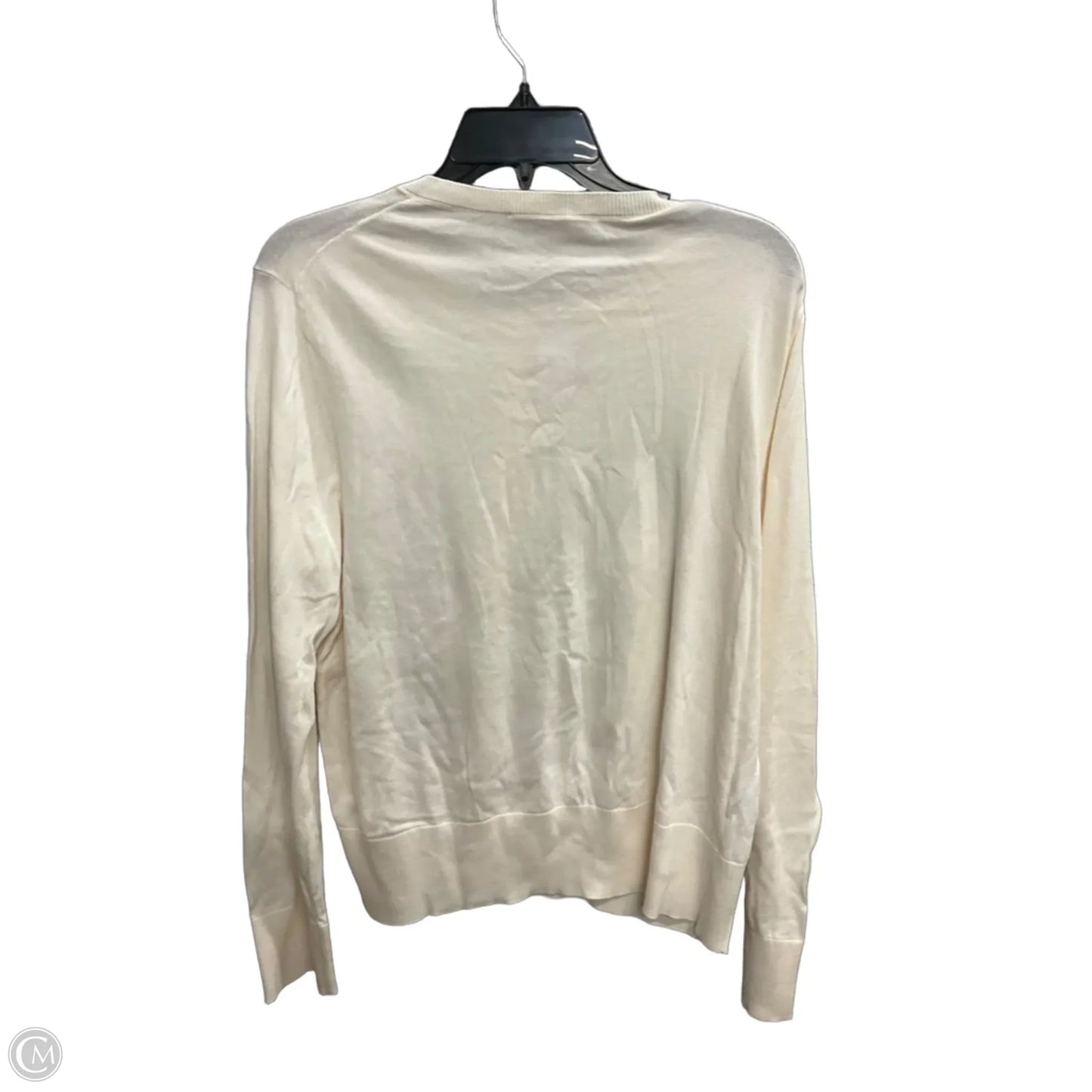 Cardigan By Loft In Cream, Size: Xl