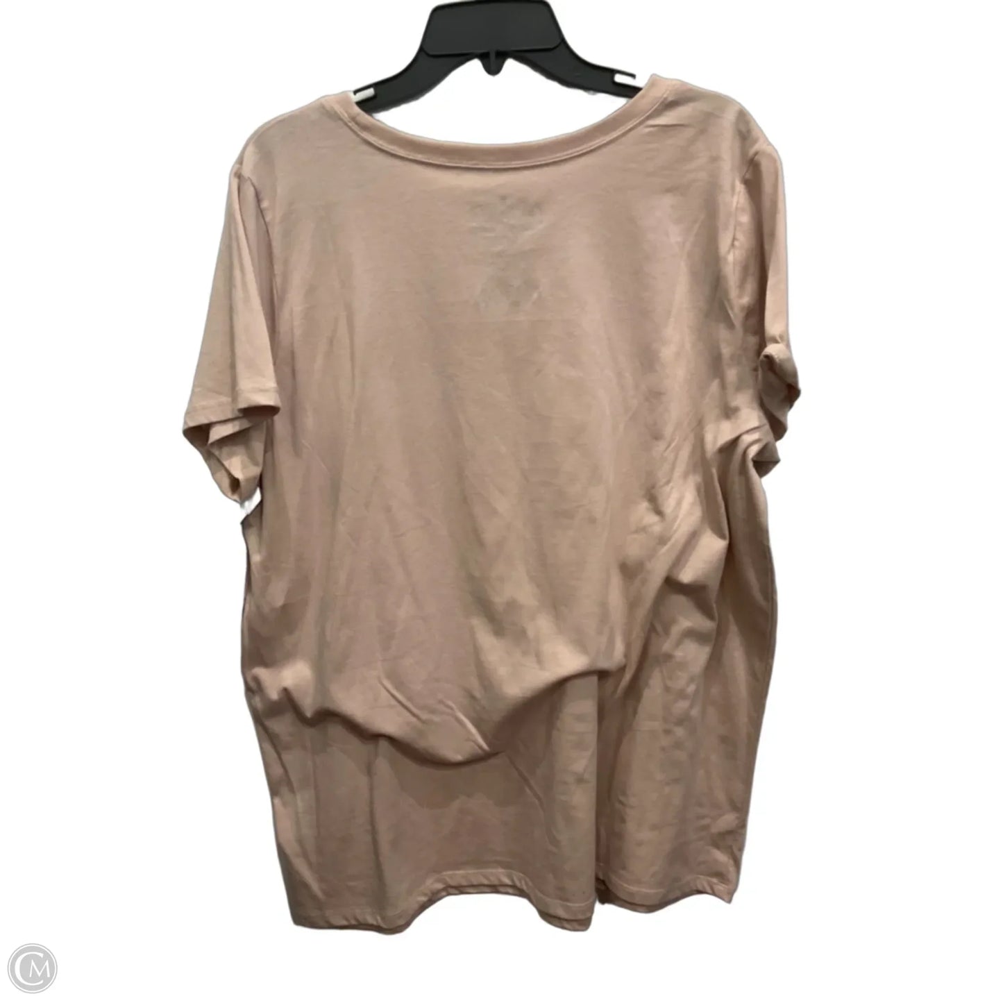 Top Short Sleeve Basic By Torrid In Tan, Size: 2x