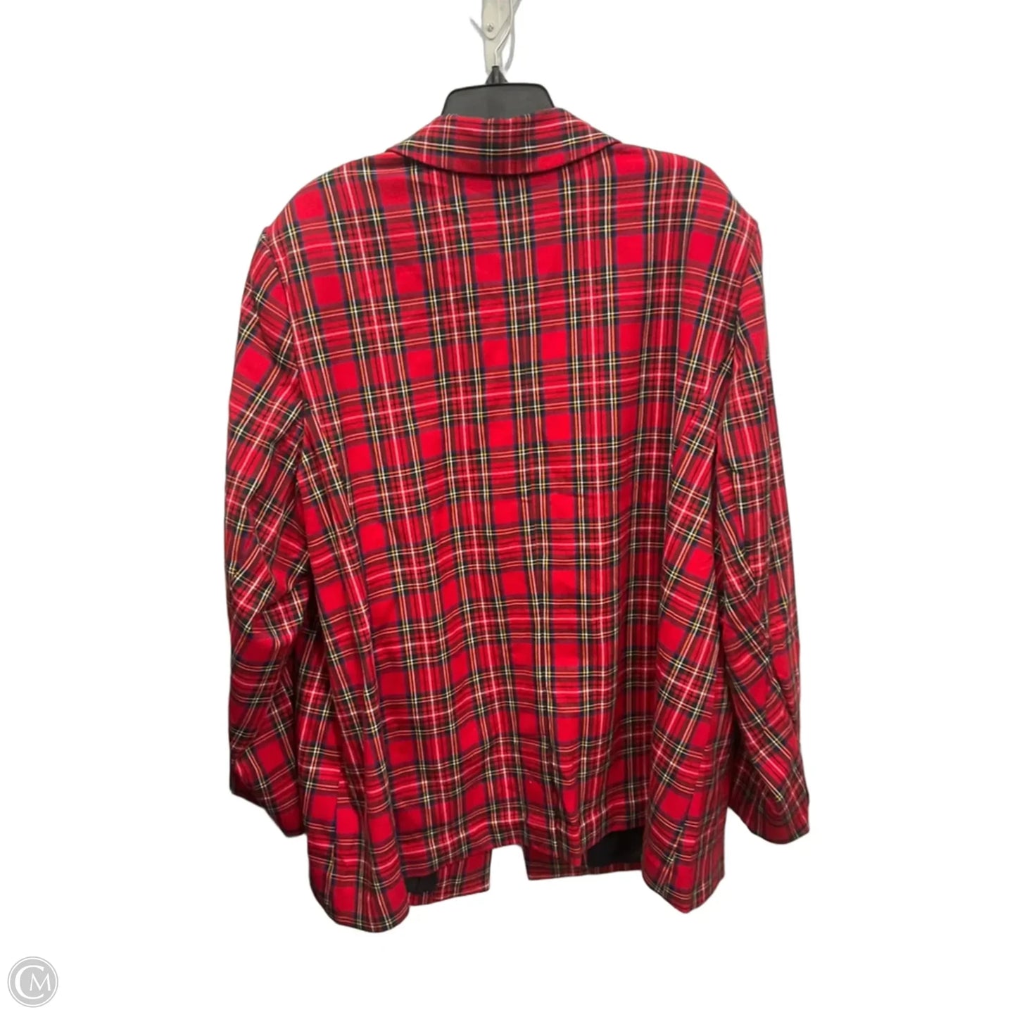 Blazer By Lane Bryant In Plaid Pattern, Size: 4x