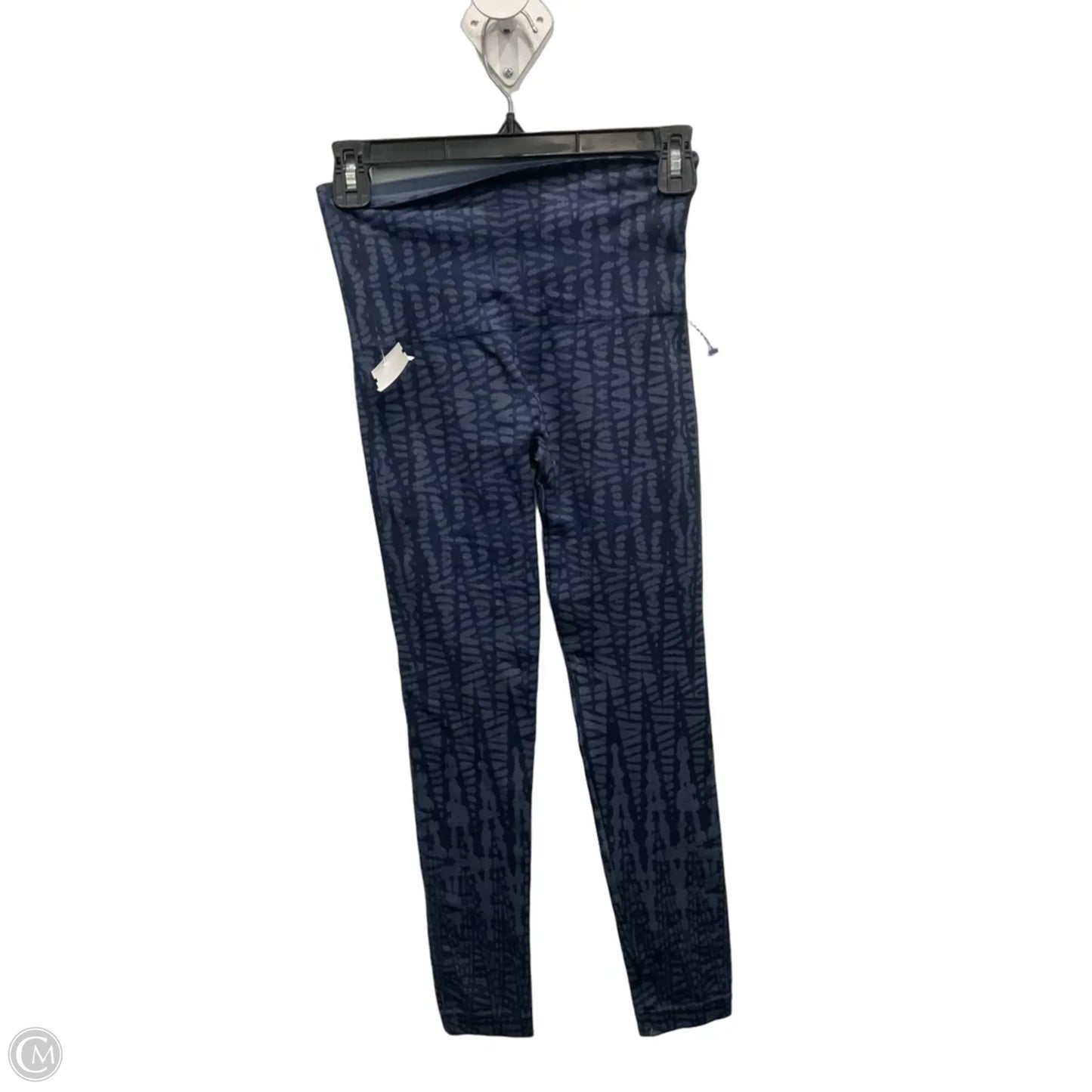Athletic Leggings By Spanx In Blue, Size: M