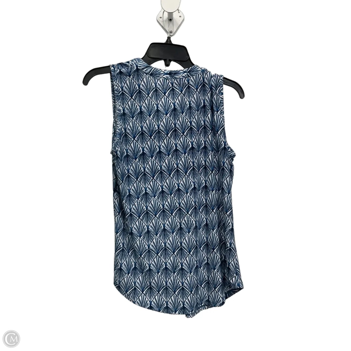 Blouse Sleeveless By Clothes Mentor In Blue, Size: S