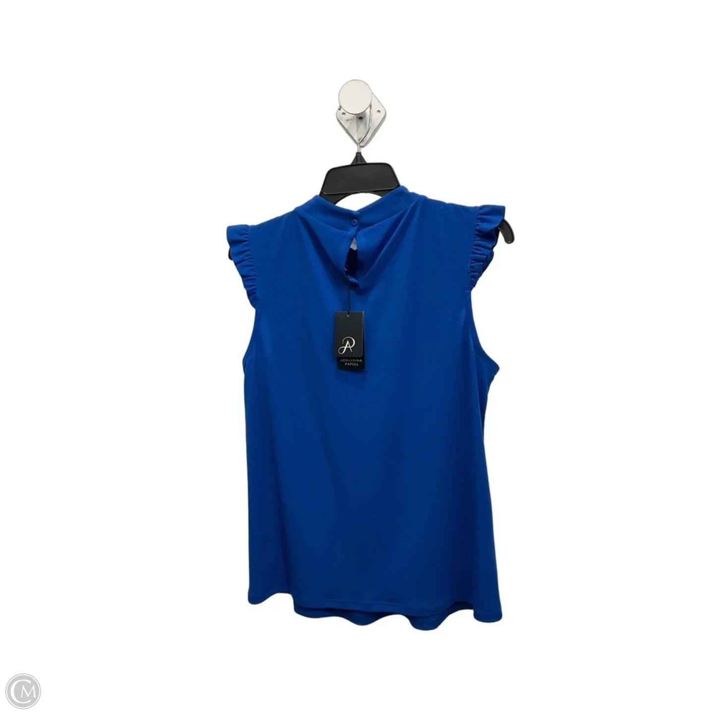 Top Sleeveless By Adrianna Papell In Blue, Size: M
