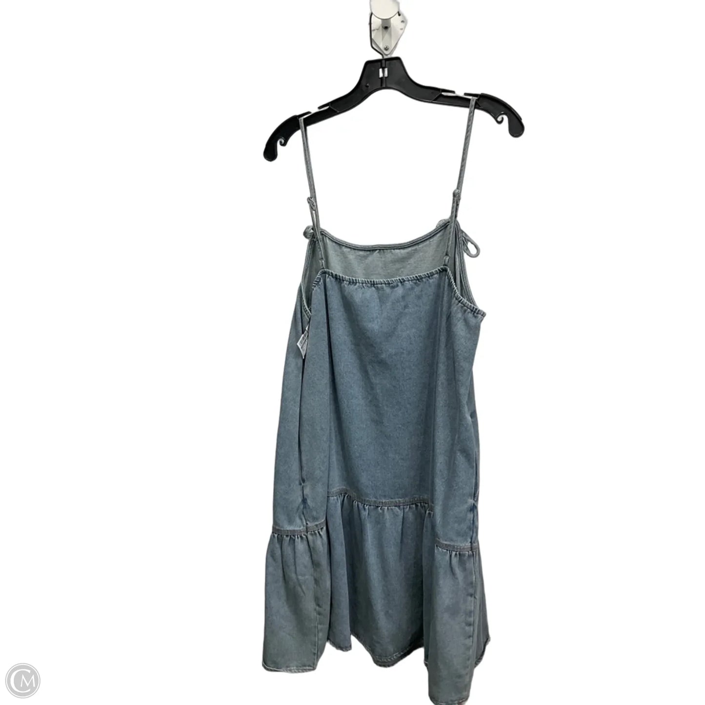 Dress Casual Midi By Fantastic Fawn In Blue Denim, Size: L