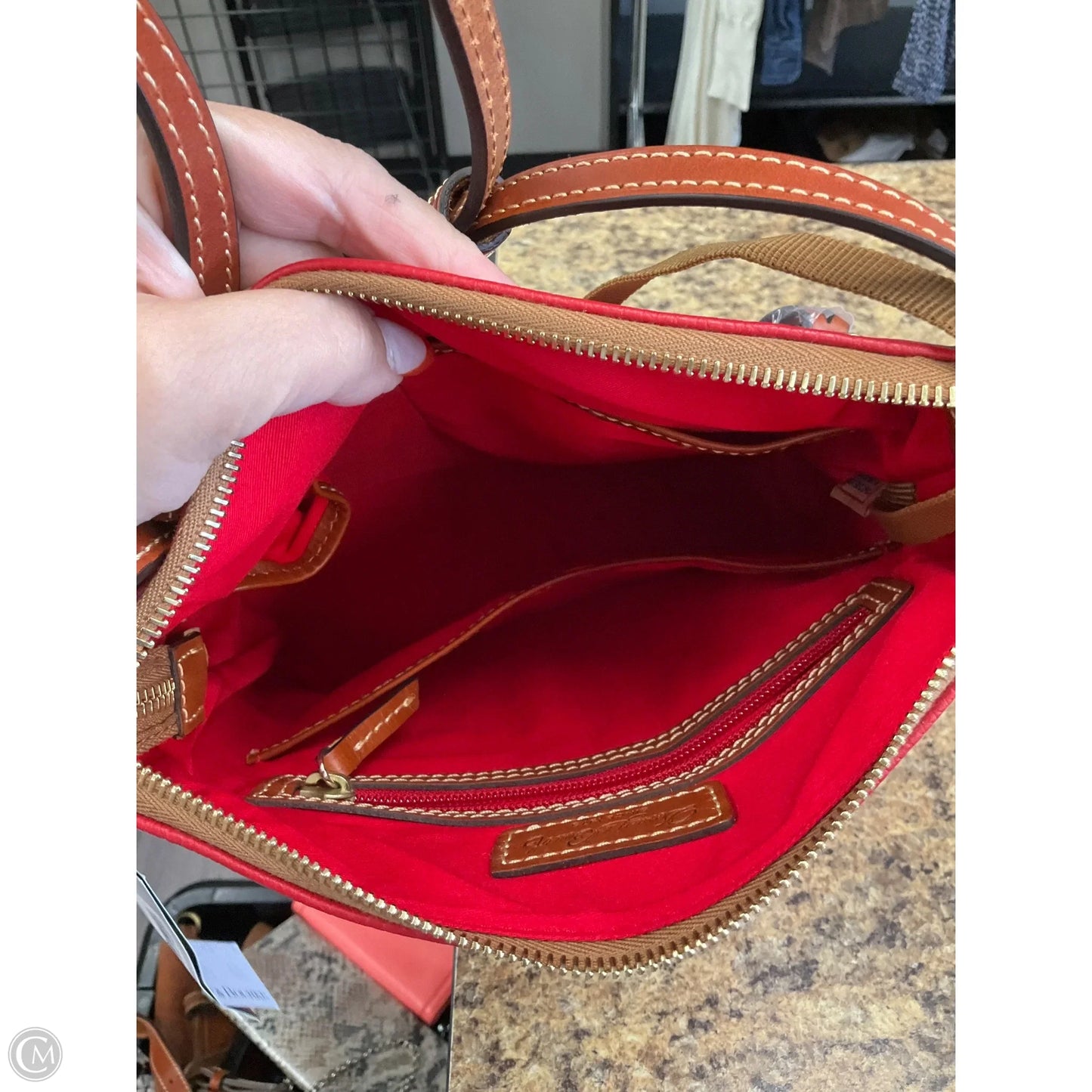 Crossbody Designer By Dooney And Bourke, Size: Large