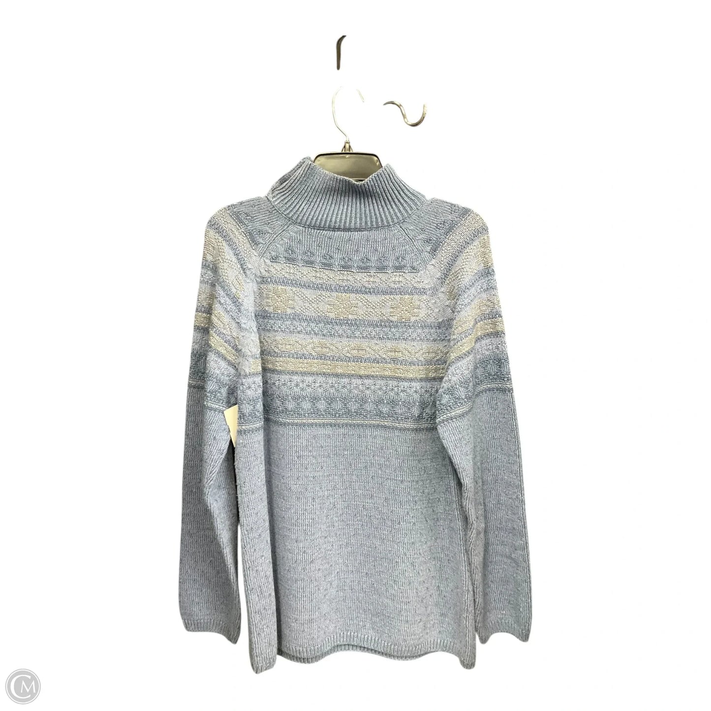 Sweater By Croft And Barrow In Blue, Size: L