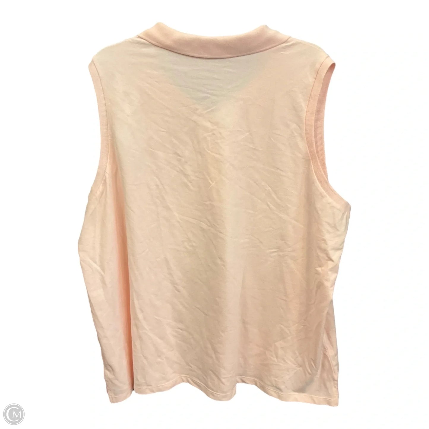 Top Sleeveless By Tommy Hilfiger In Pink, Size: 2x