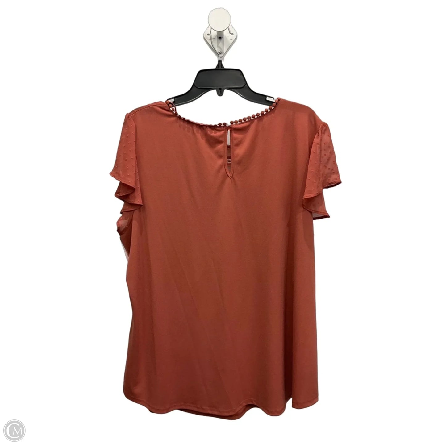 Top Sleeveless By Adrianna Papell In Mauve, Size: 2x