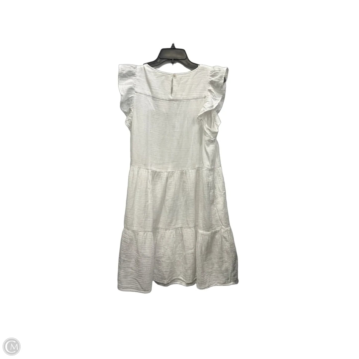 Dress Casual Midi By J. Crew In White, Size: M