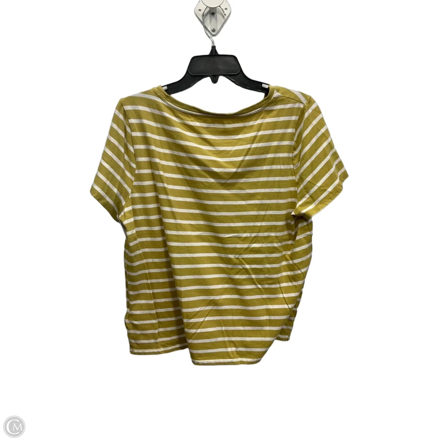 Top Short Sleeve By J. Crew In Striped Pattern, Size: L