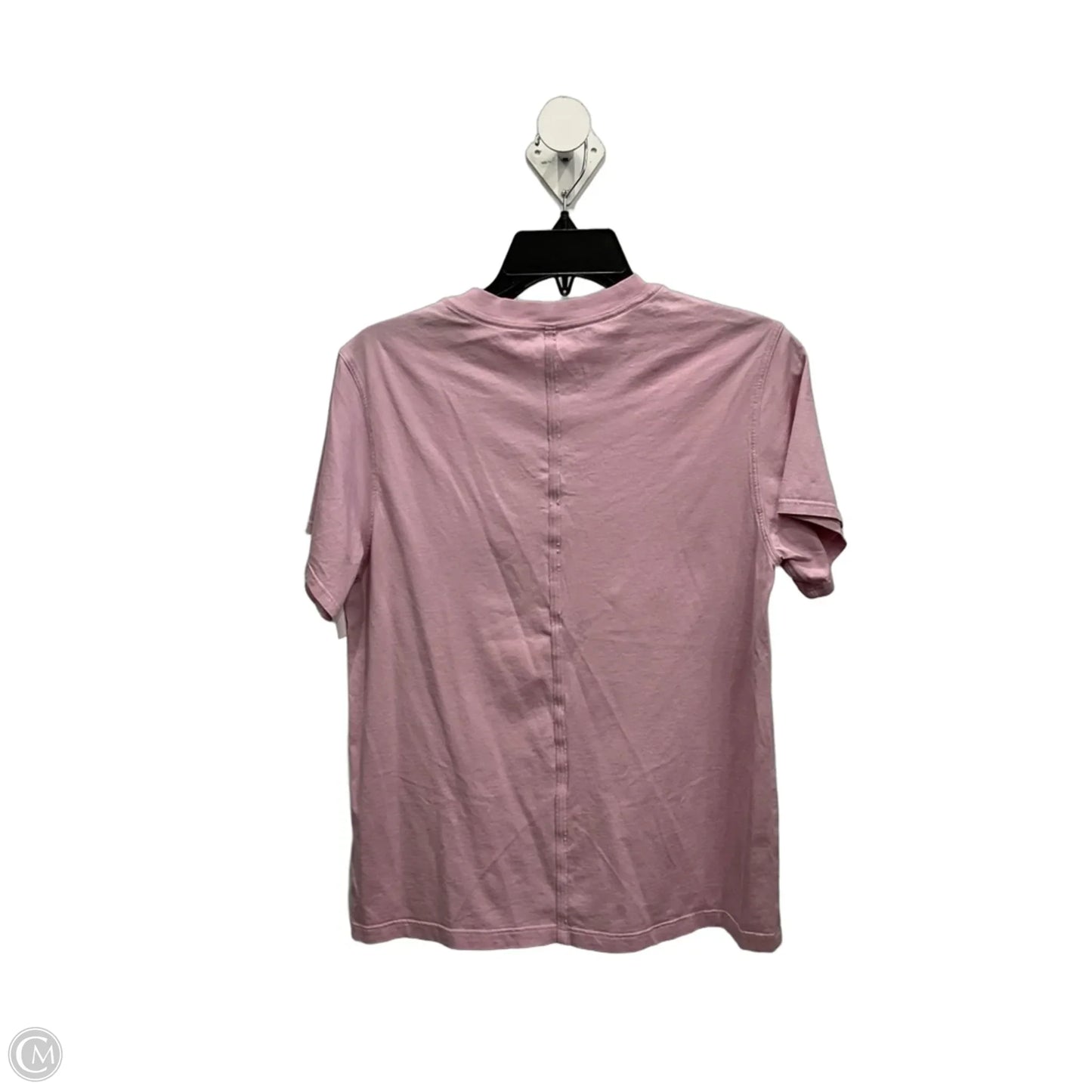 Athletic Top Short Sleeve By Lululemon In Pink, Size: Xs