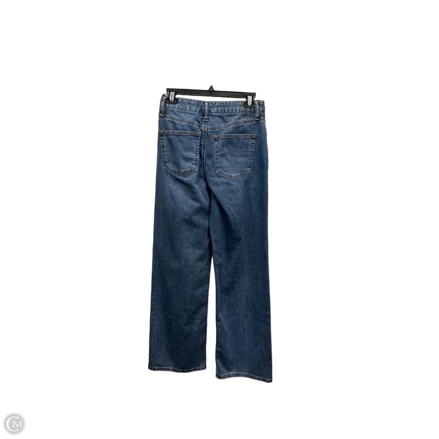 Jeans Wide Leg By Oat In Blue Denim, Size: 4